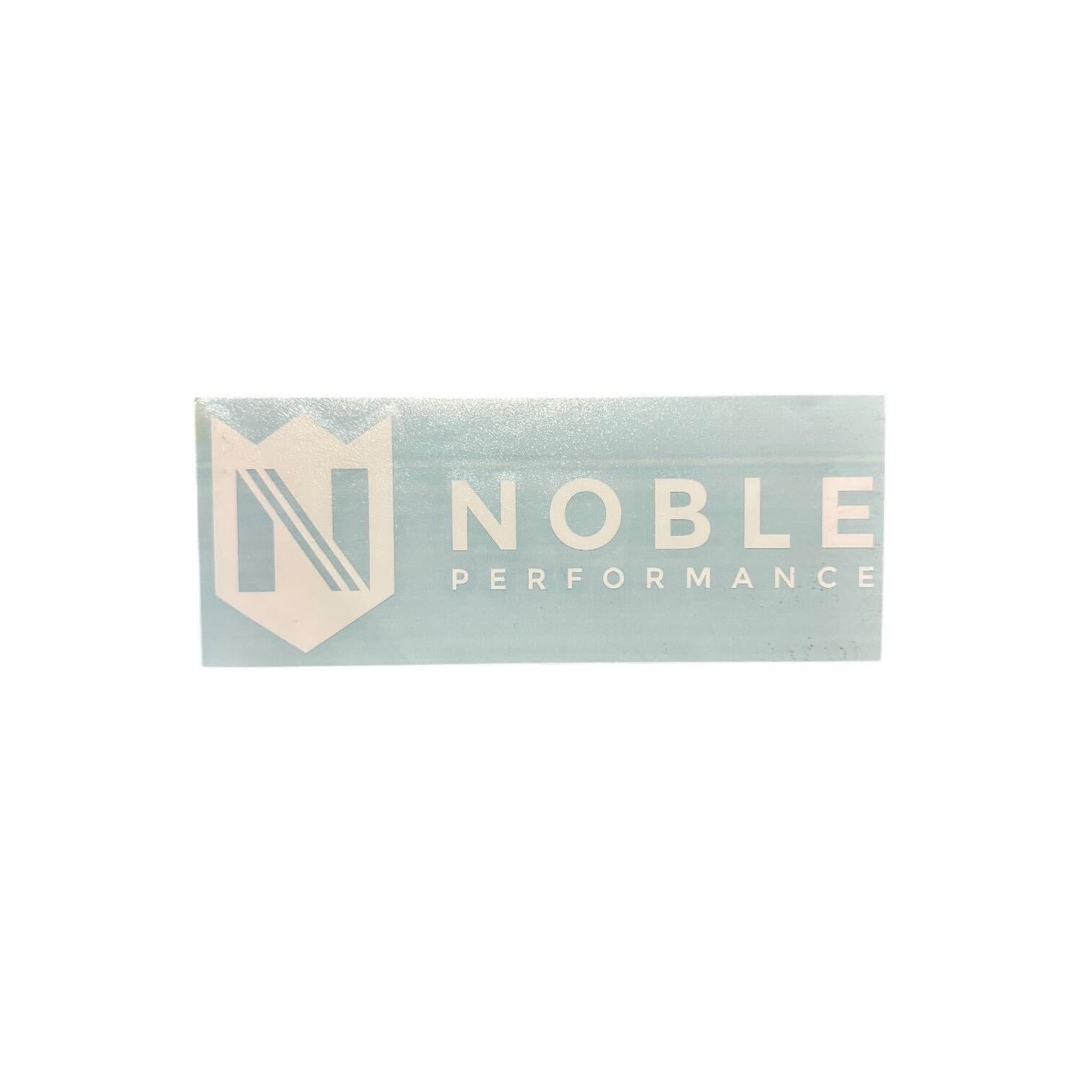 Noble Performance Window Decal White