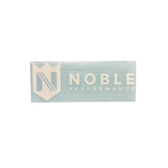 Noble Performance Window Decal White