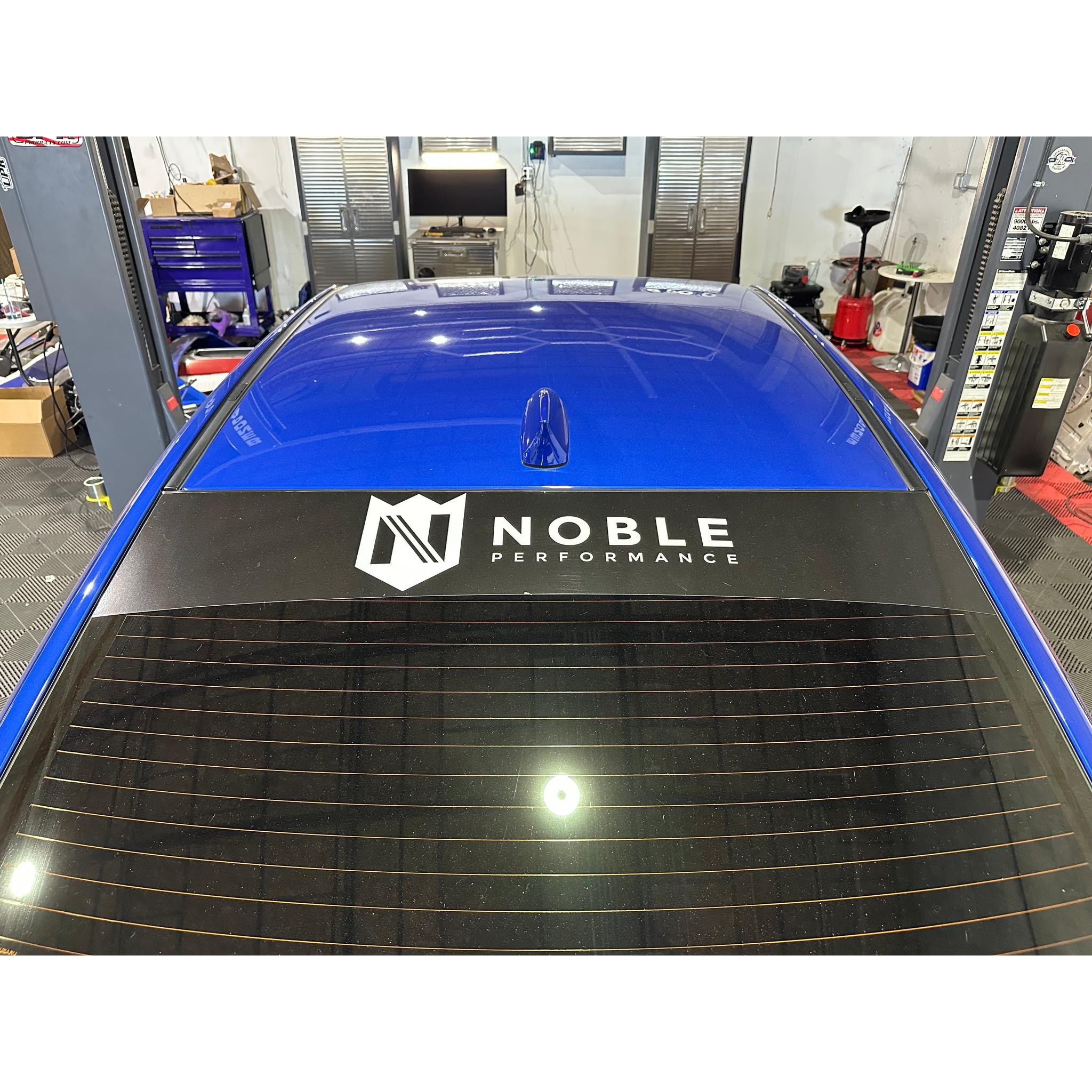 Noble Performance Windshield Banner