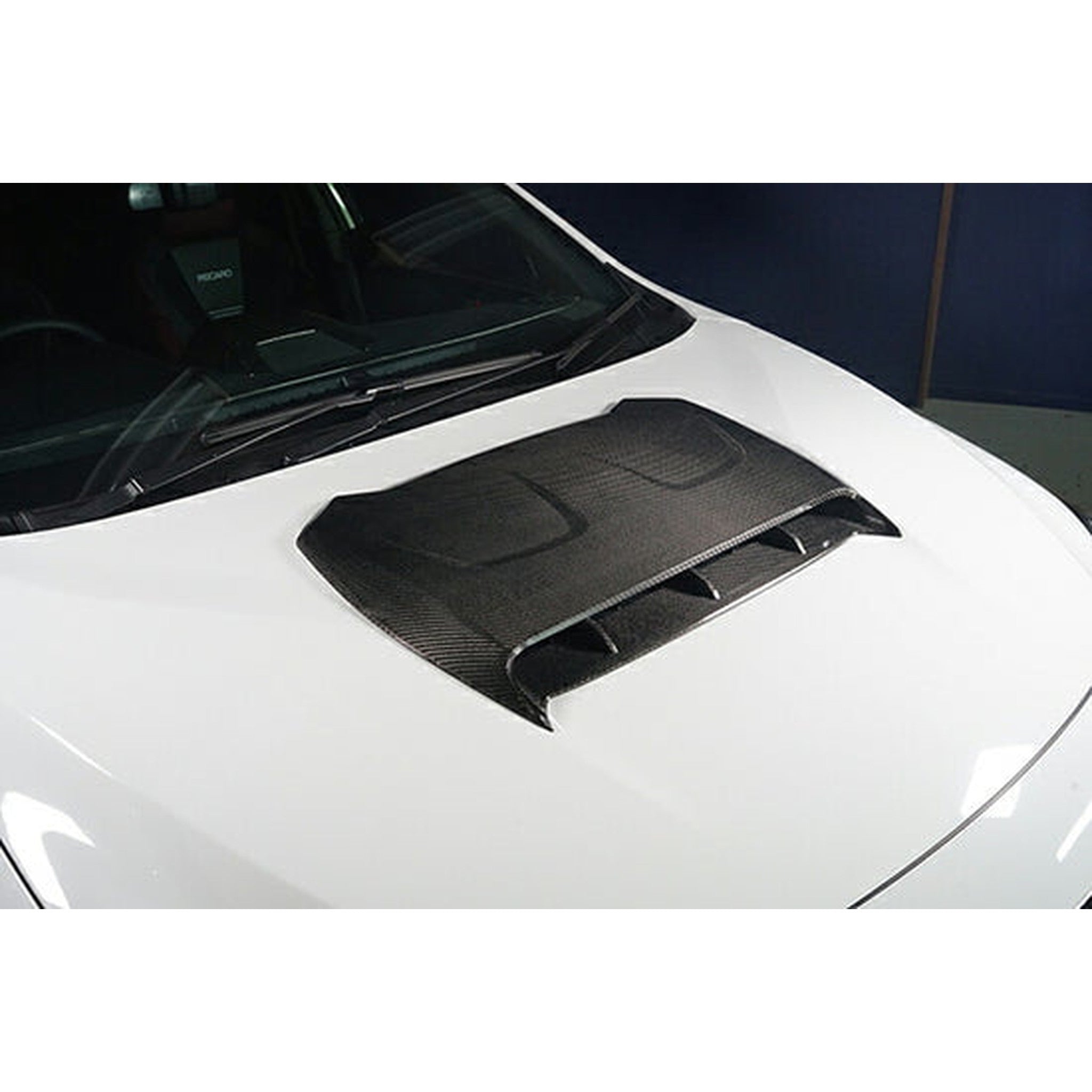 Noble Platinum Dry Carbon Fiber Hood Scoop Cover Subaru WRX 2022-2026