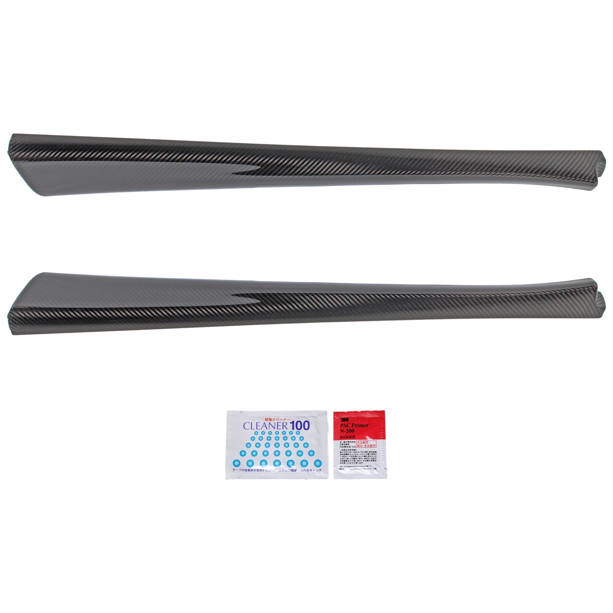 Noble Platinum Dry Carbon Inner Front Door Upper Trim (Pair) Subaru WRX 2022-2026