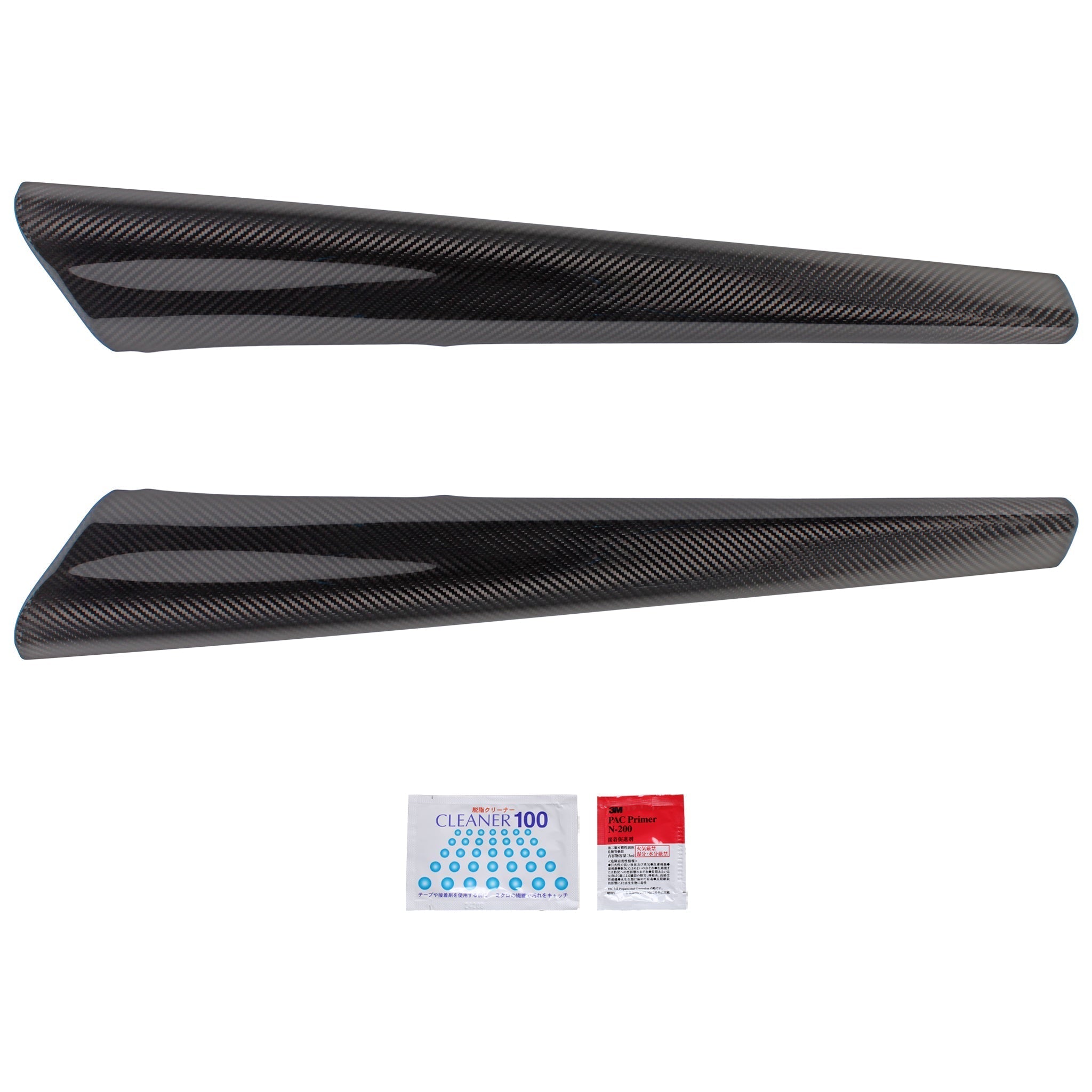 Noble Platinum Dry Carbon Inner Rear Door Upper Trim (Pair) Subaru WRX 2022-2026
