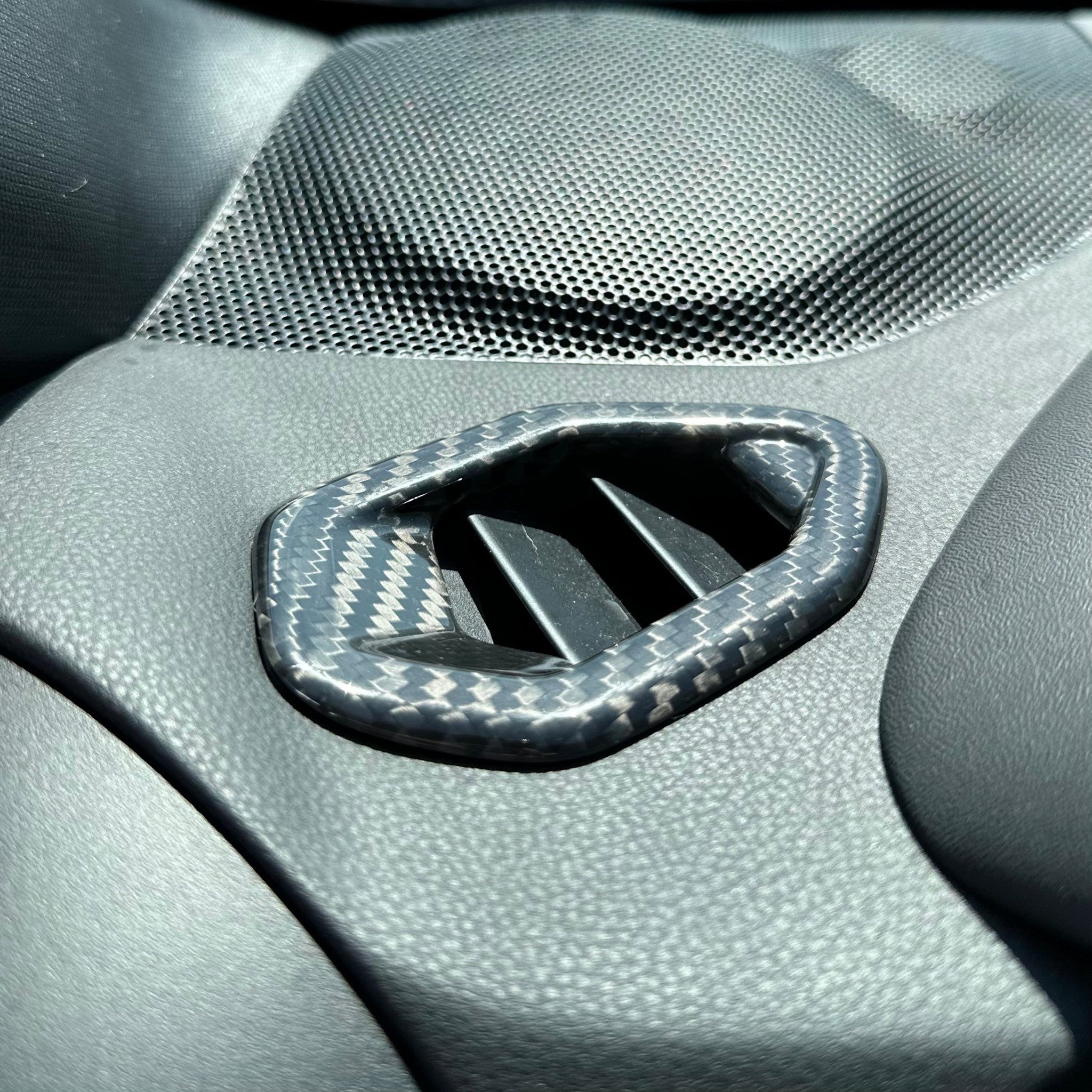 Noble Platinum Series Carbon Fiber Defroster Vent Covers Subaru BRZ 22-26 / Toyota GR86 2022-2026
