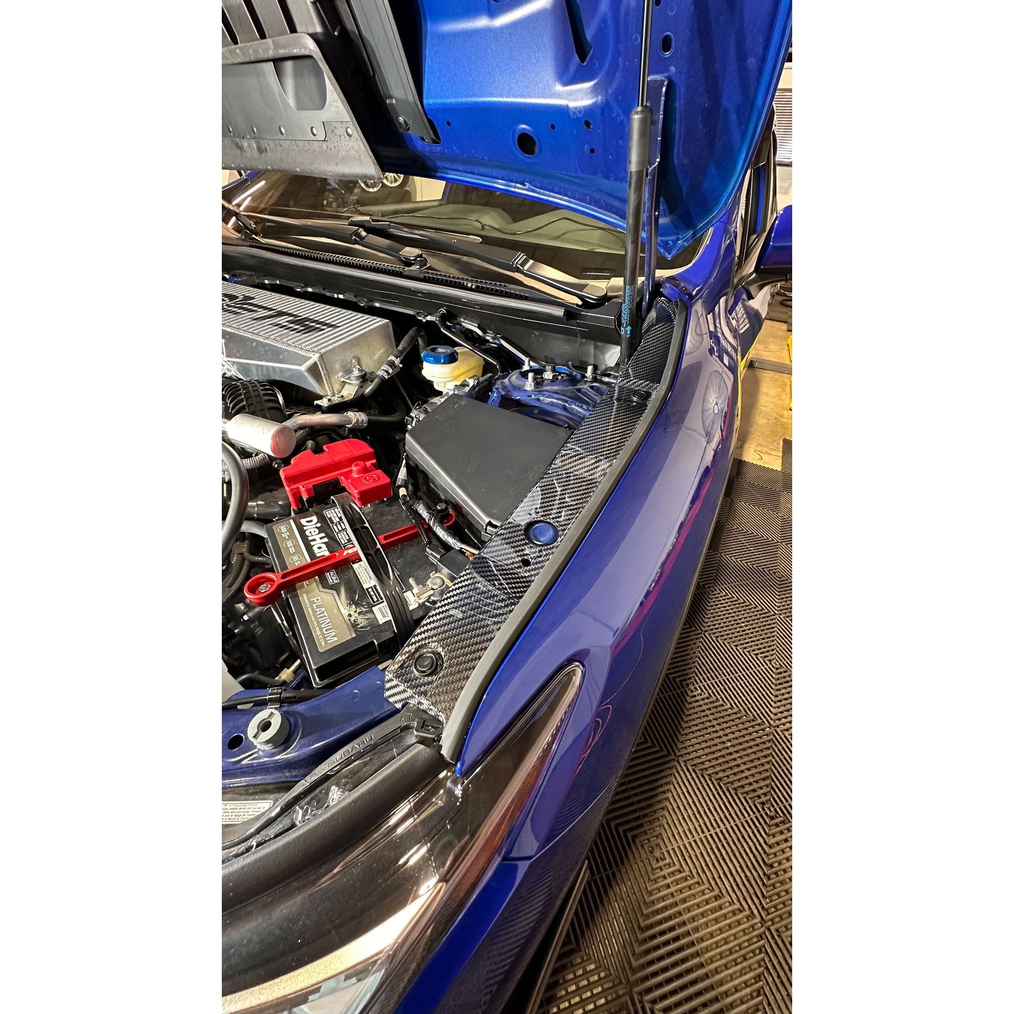 Noble Platinum Series Dry Carbon Fiber Fender Shrouds Subaru WRX 2022-2026