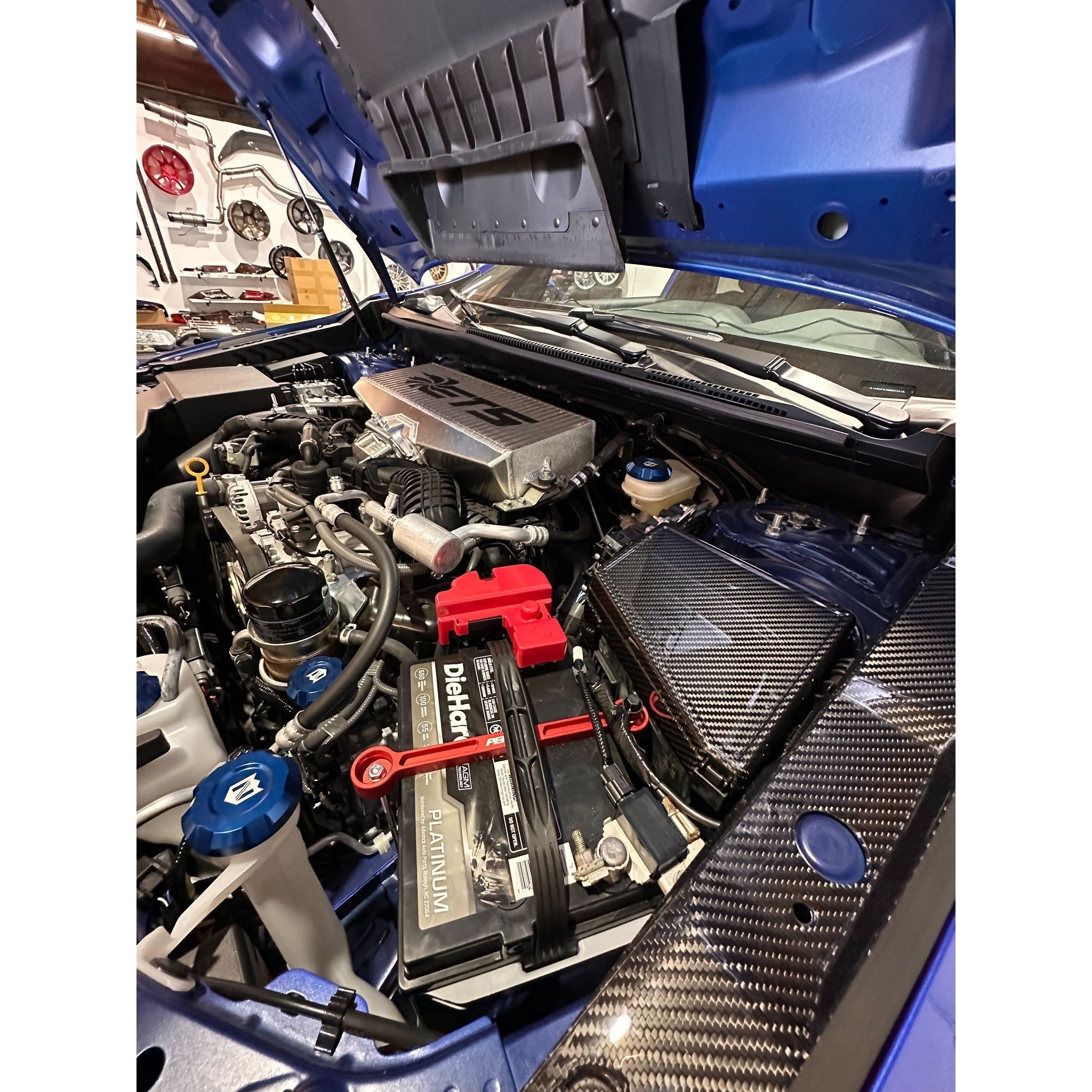 Noble Platinum Series Dry Carbon Fiber Under Hood Fuse Box Cover Subaru WRX 22-26