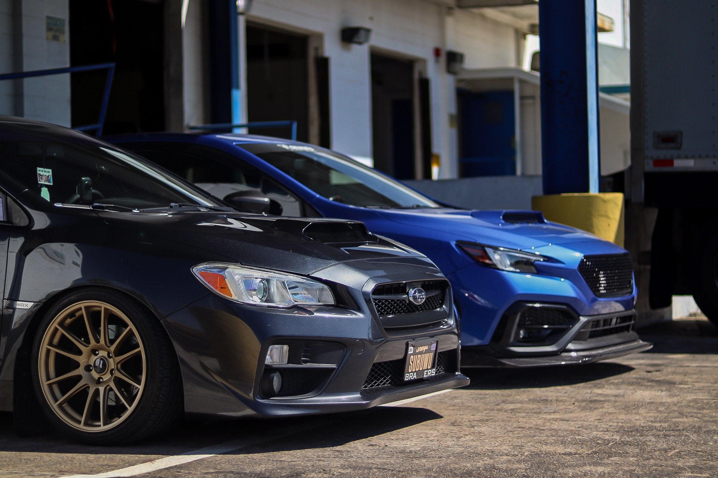 Noble RD Style Hood Scoop (C7P - Lightning Red) 2015-2021 Subaru WRX