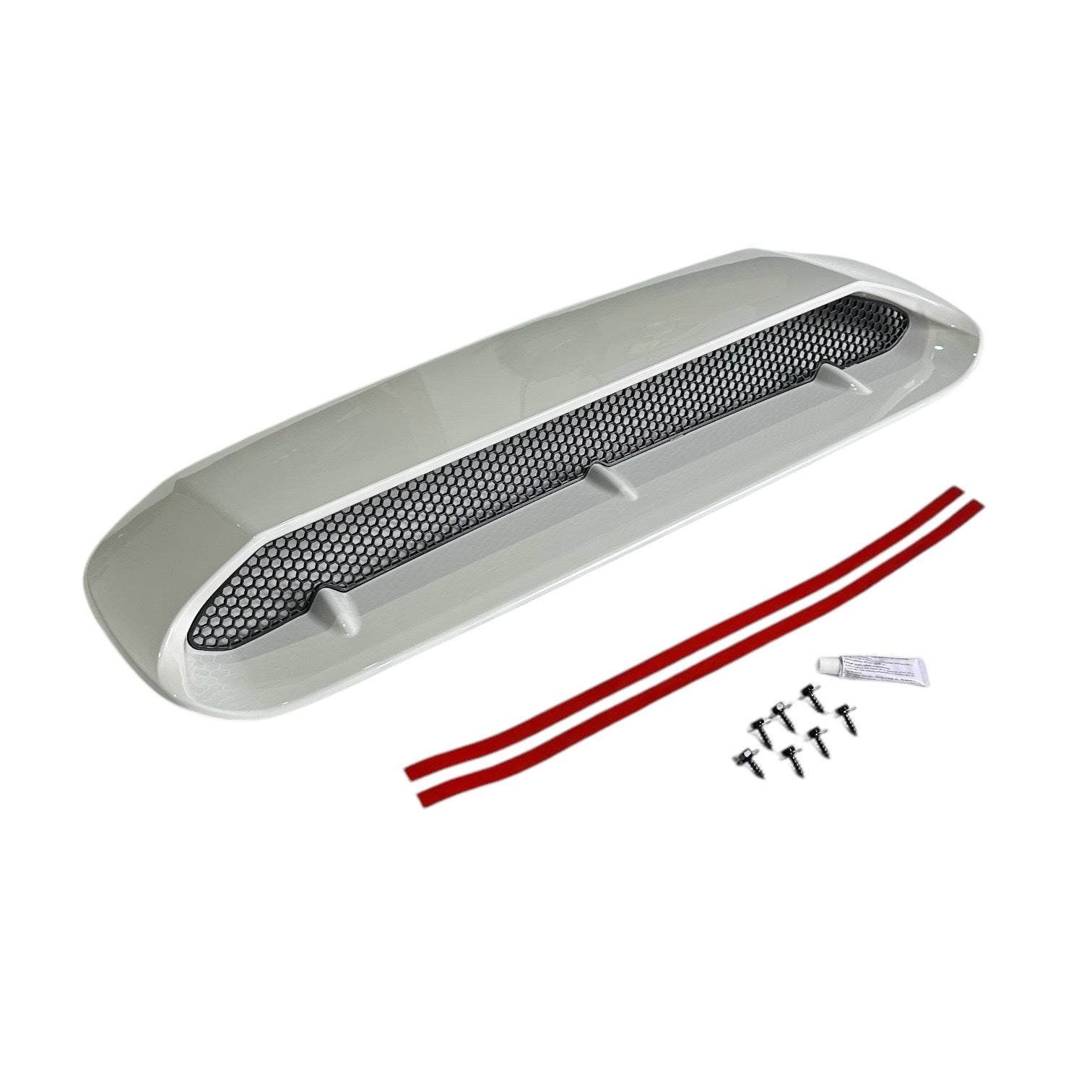 Noble RD Style Hood Scoop (K1X - Crystal White Pearl) 2015-2021 Subaru WRX