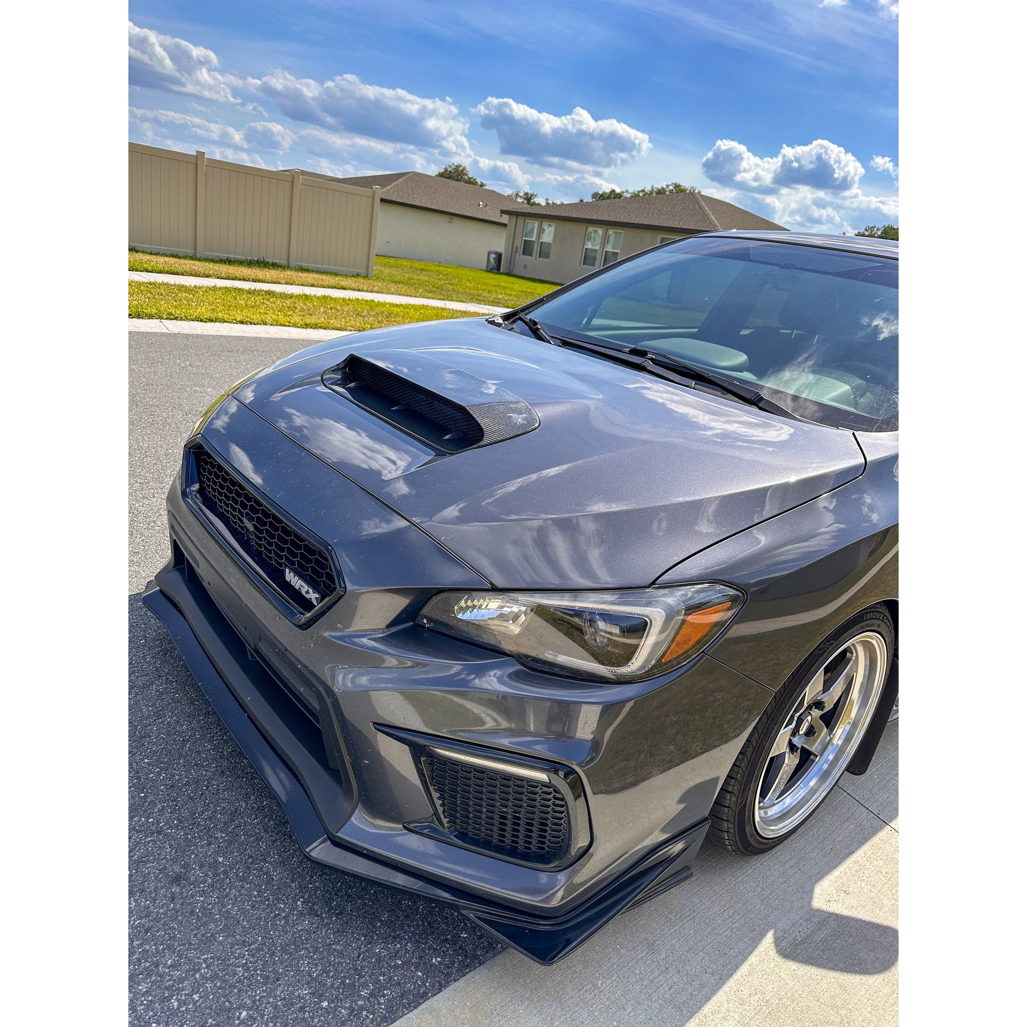 Noble RD Style Hood Scoop (D4S - Crystal Black Mica) 2015-2021 Subaru WRX