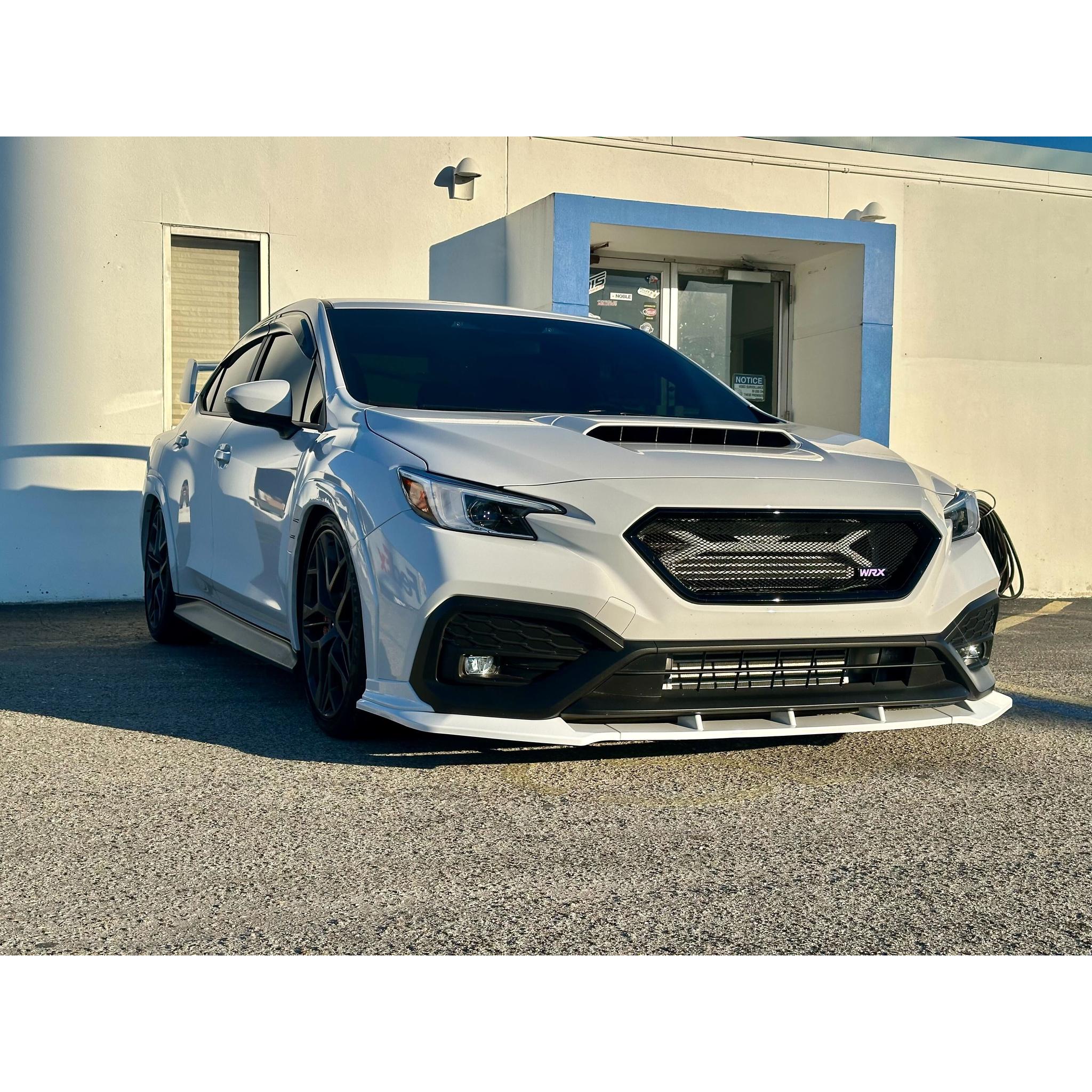 Noble RD1 Style Front Lip (G1U - Ice Silver Metallic) - 2022-2026 Subaru WRX