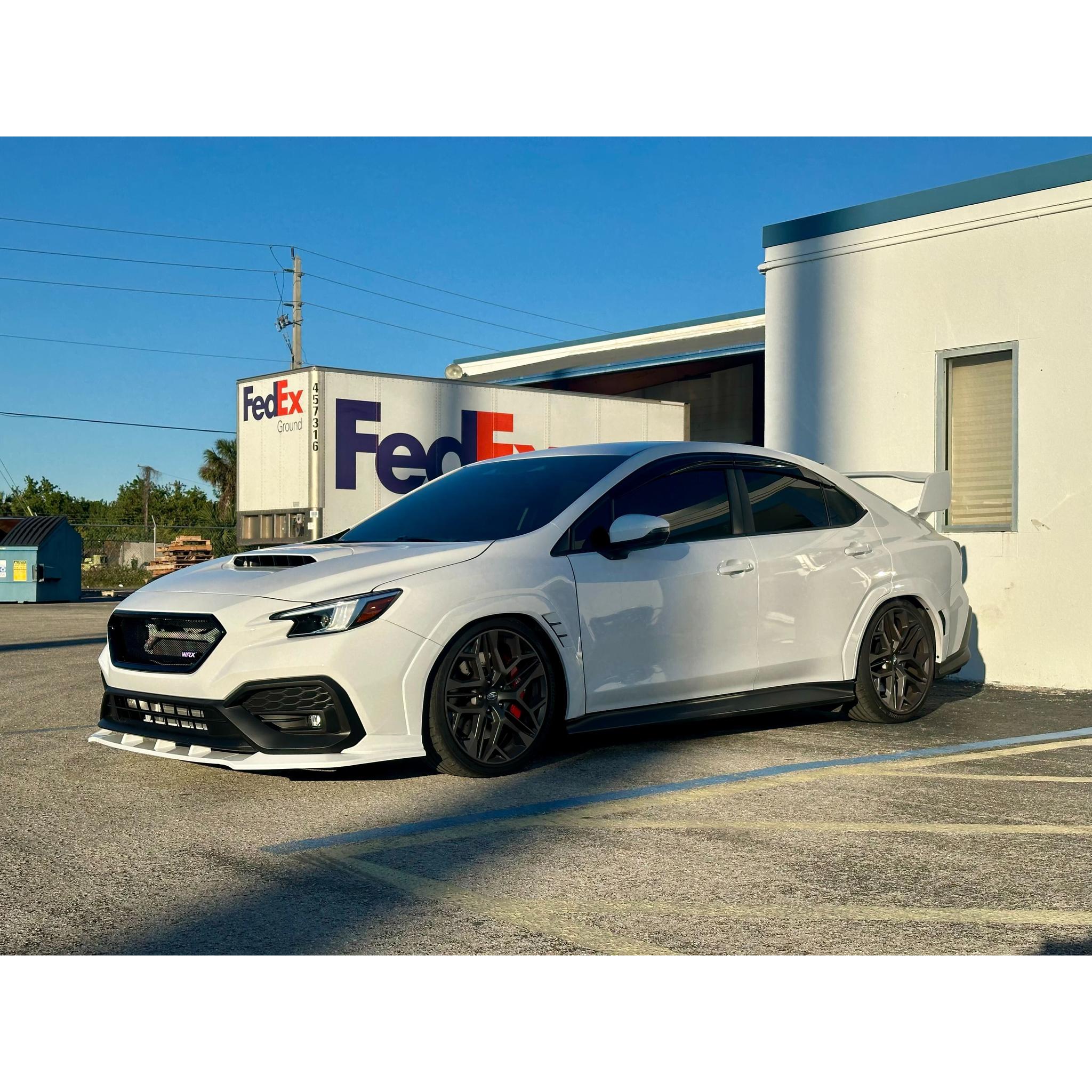 Noble RD1 Style Front Lip (K7X - World Rally Blue) - 2022-2026 Subaru WRX