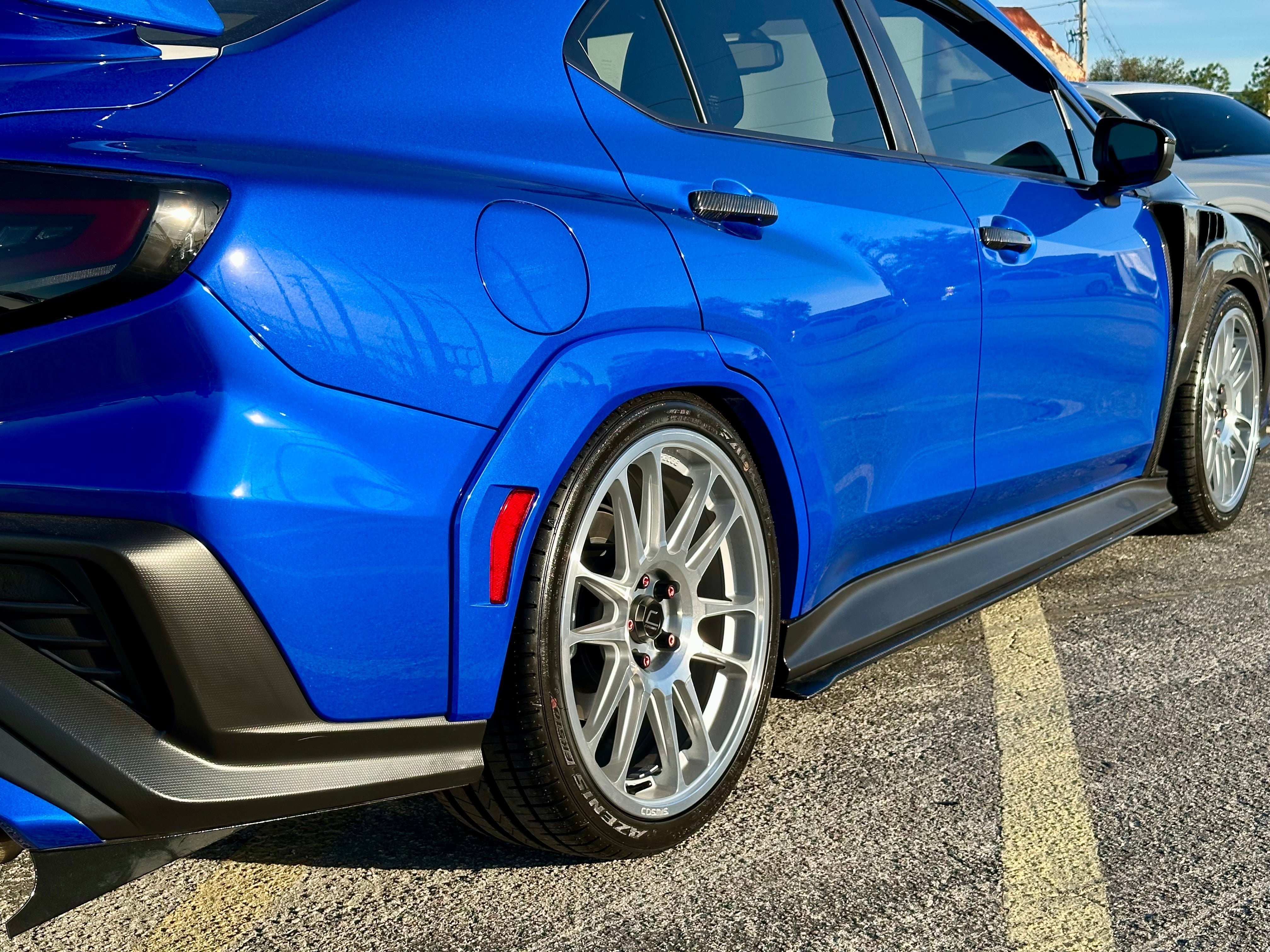 TF-Works | Seiran Blue Nissan Z + our TFC1 forged wheels in