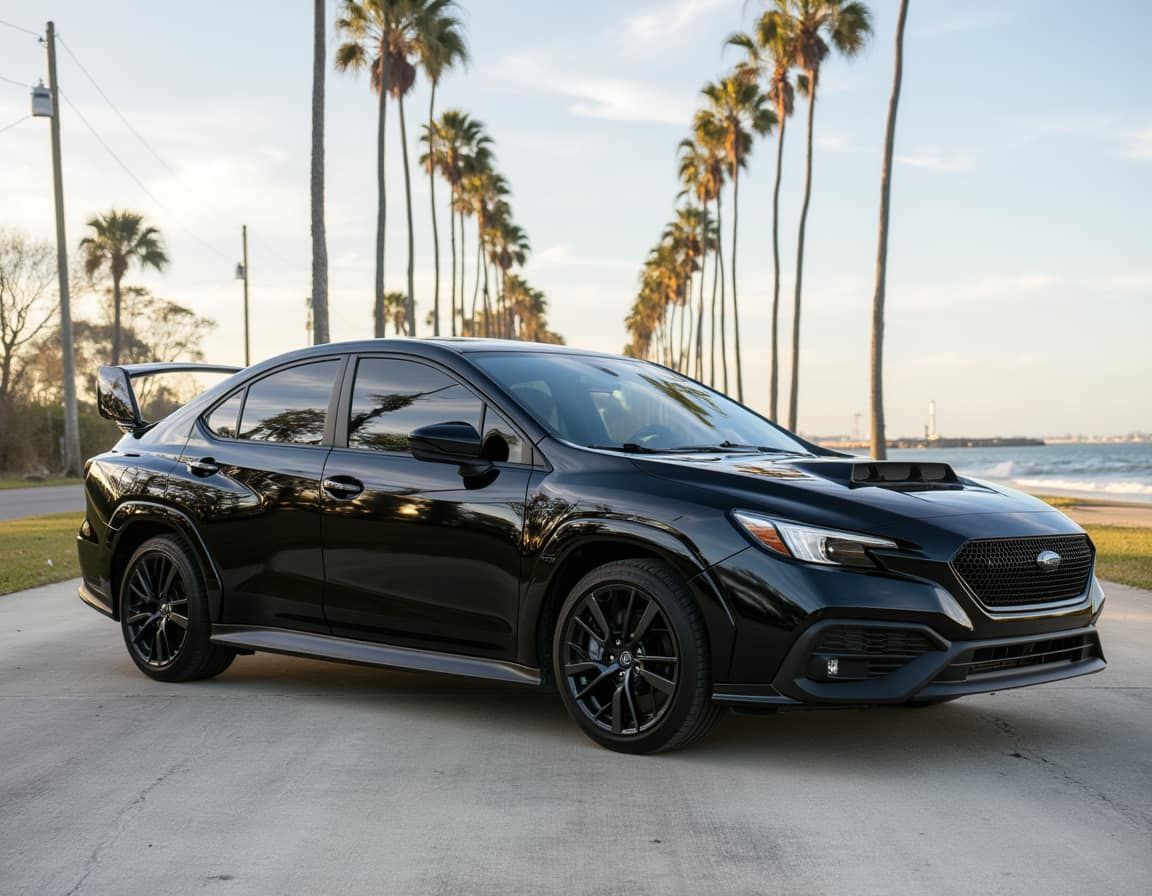 Noble RD2 Paint Matched Fender Flares (Crystal Black Silica - D4S) - 2022-2026 WRX