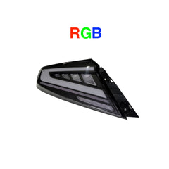 Noble RGB S4 Style Tail Lights V1 (Clear Lens White Bar) - 2022-2026 WRX