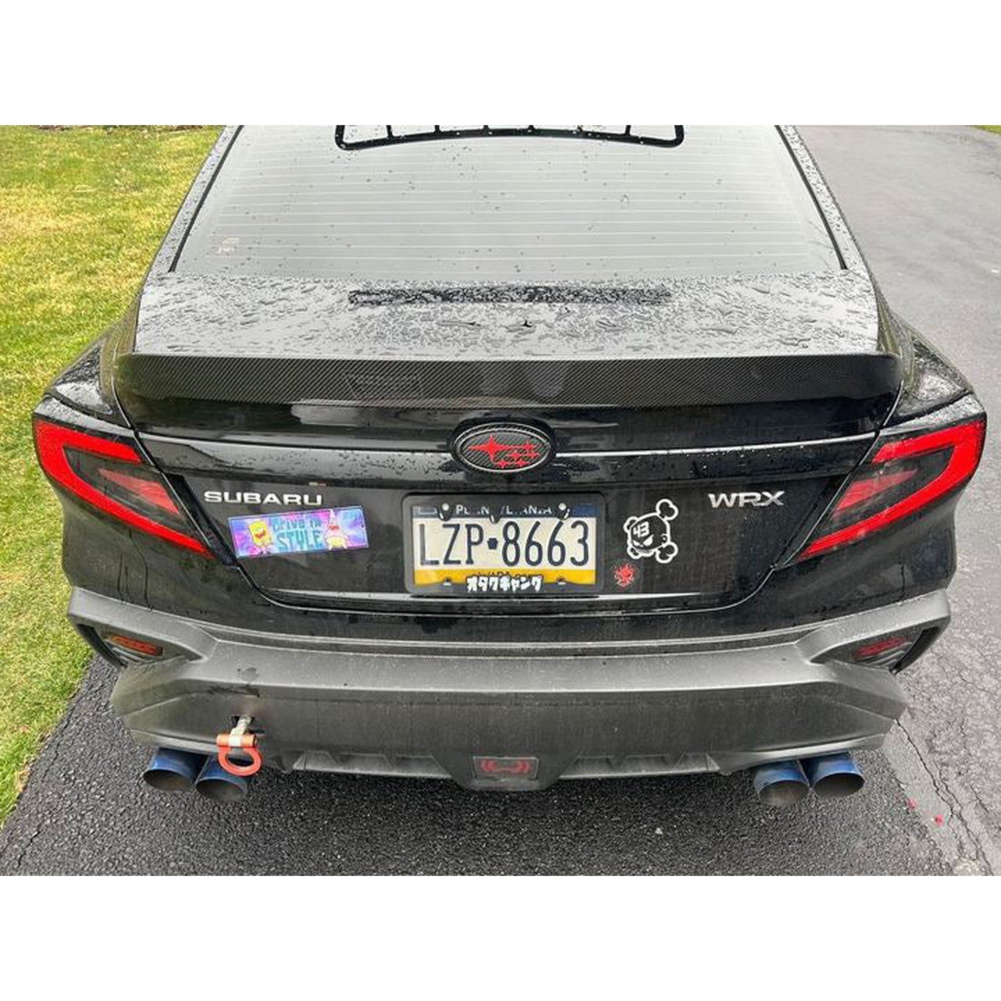 Noble STI Mod 1 Carbon Fiber High Back Subaru Duckbill Spoiler WRX 2022-2026