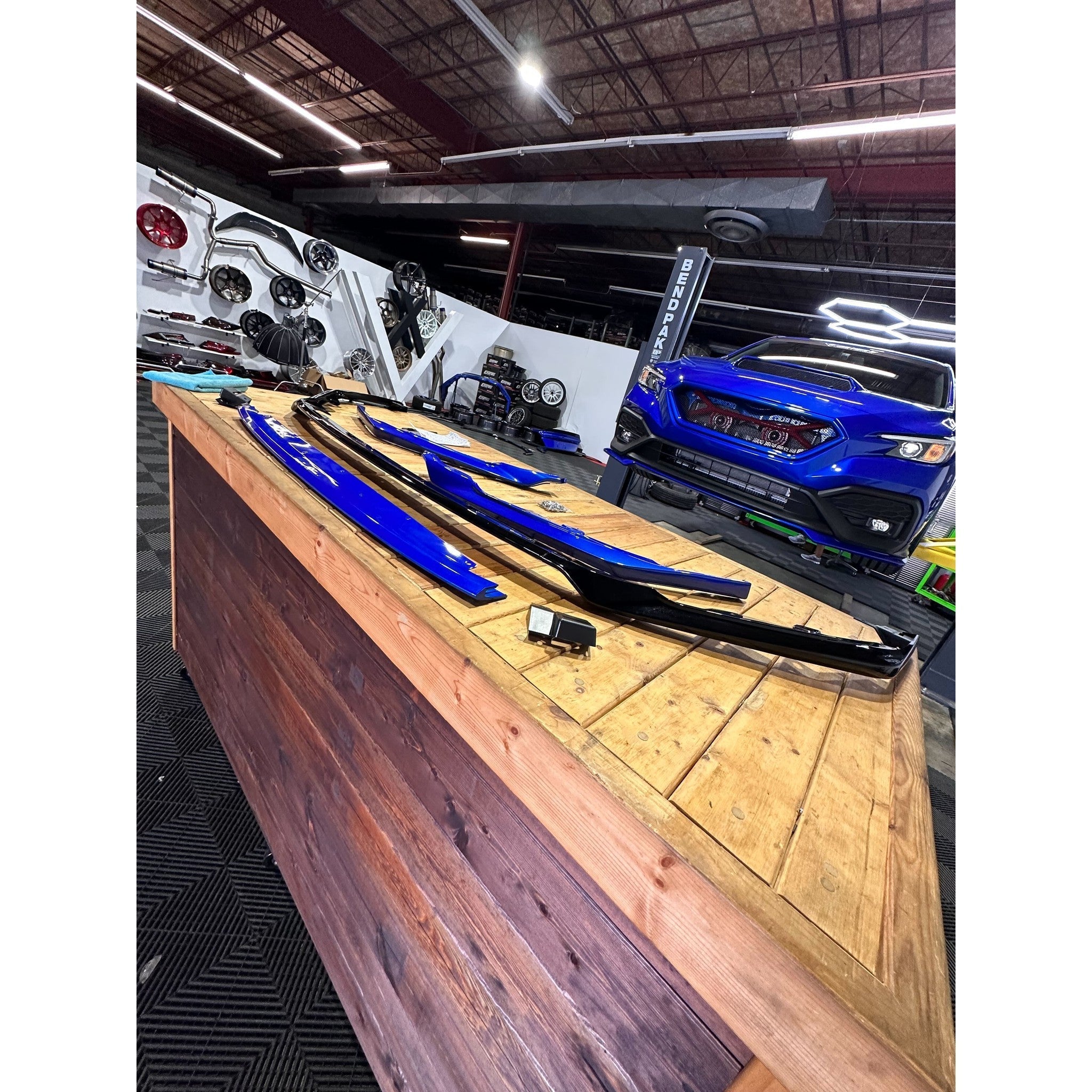 Noble STI Style 3 Piece ABS Front Lip Spoiler Subaru WRX 2022-2025