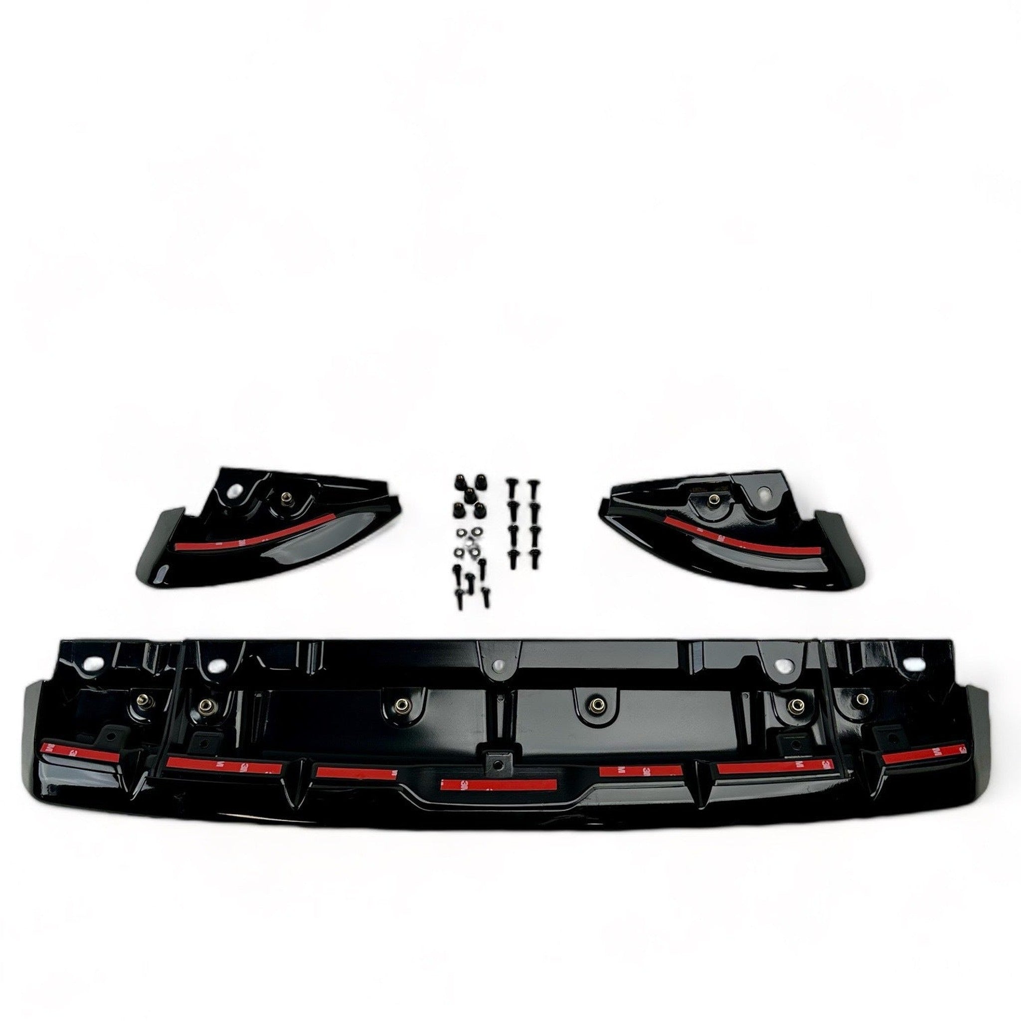 Noble STI Style 3 Piece Rear Diffuser Subaru BRZ / Toyota GR86 2022-2026 - Gloss Black