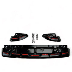 Noble STI Style 3 Piece Rear Diffuser Subaru BRZ / Toyota GR86 2022-2026 - Gloss Black