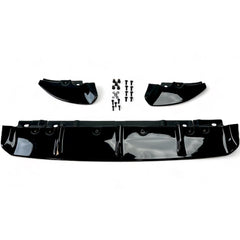 Noble STI Style 3 Piece Rear Diffuser Subaru BRZ / Toyota GR86 2022-2026 - Gloss Black
