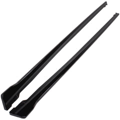 [OPEN BOX] Noble STI Style ABS Side Skirts Subaru WRX 2022-2026 - Gloss Black - G1U - Ice Silver Metallic