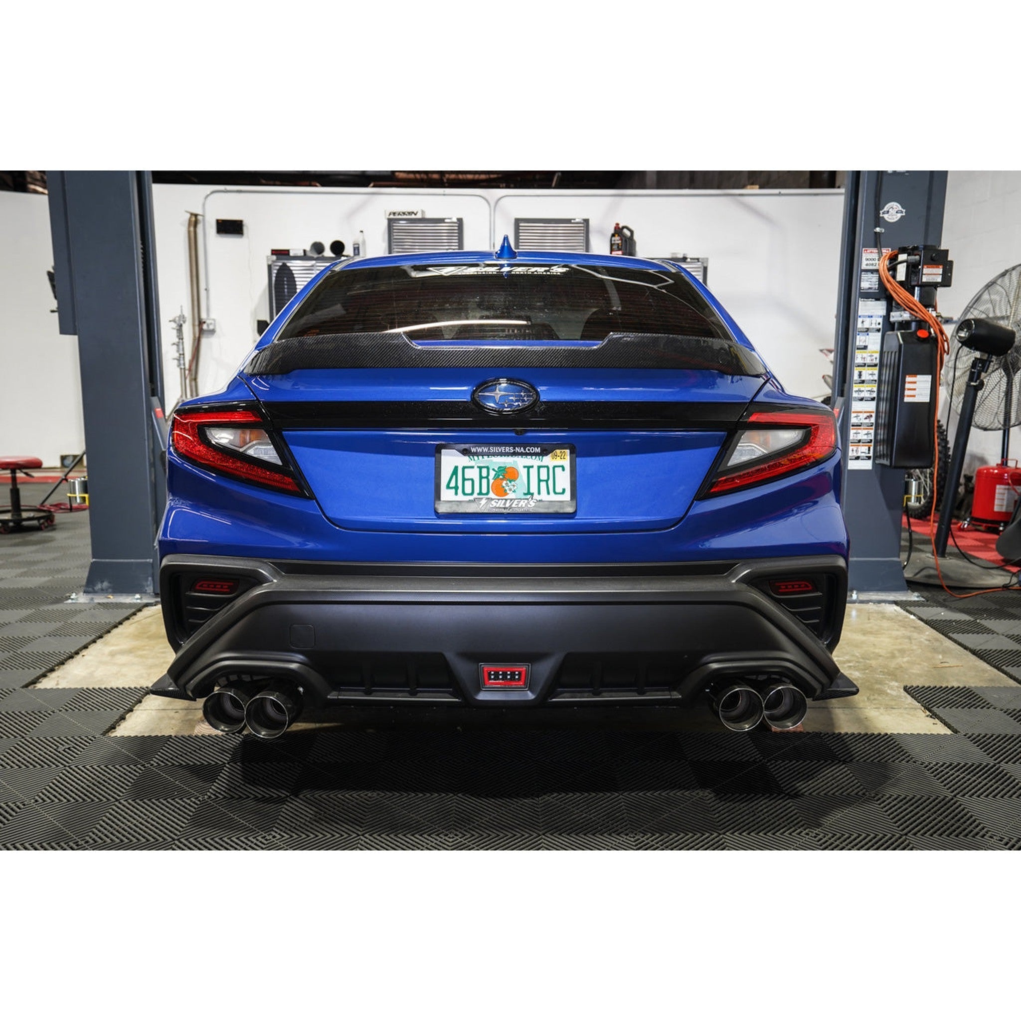 Noble STI Style Carbon Fiber High Back Duckbill Spoiler (Type 1) Subaru WRX 2022-2026