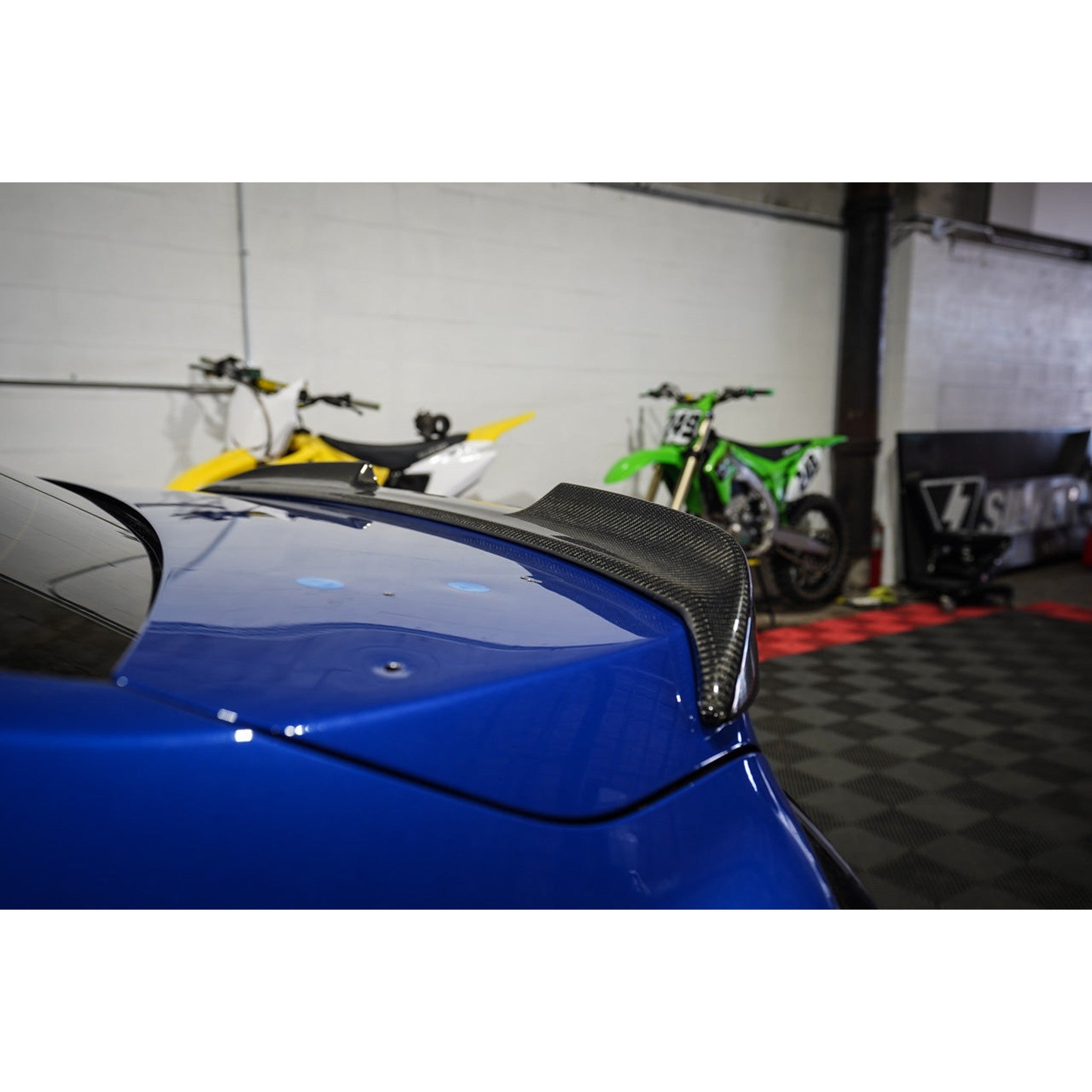 Noble STI Style Carbon Fiber High Back Duckbill Spoiler (Type 1) Subaru WRX 2022-2026