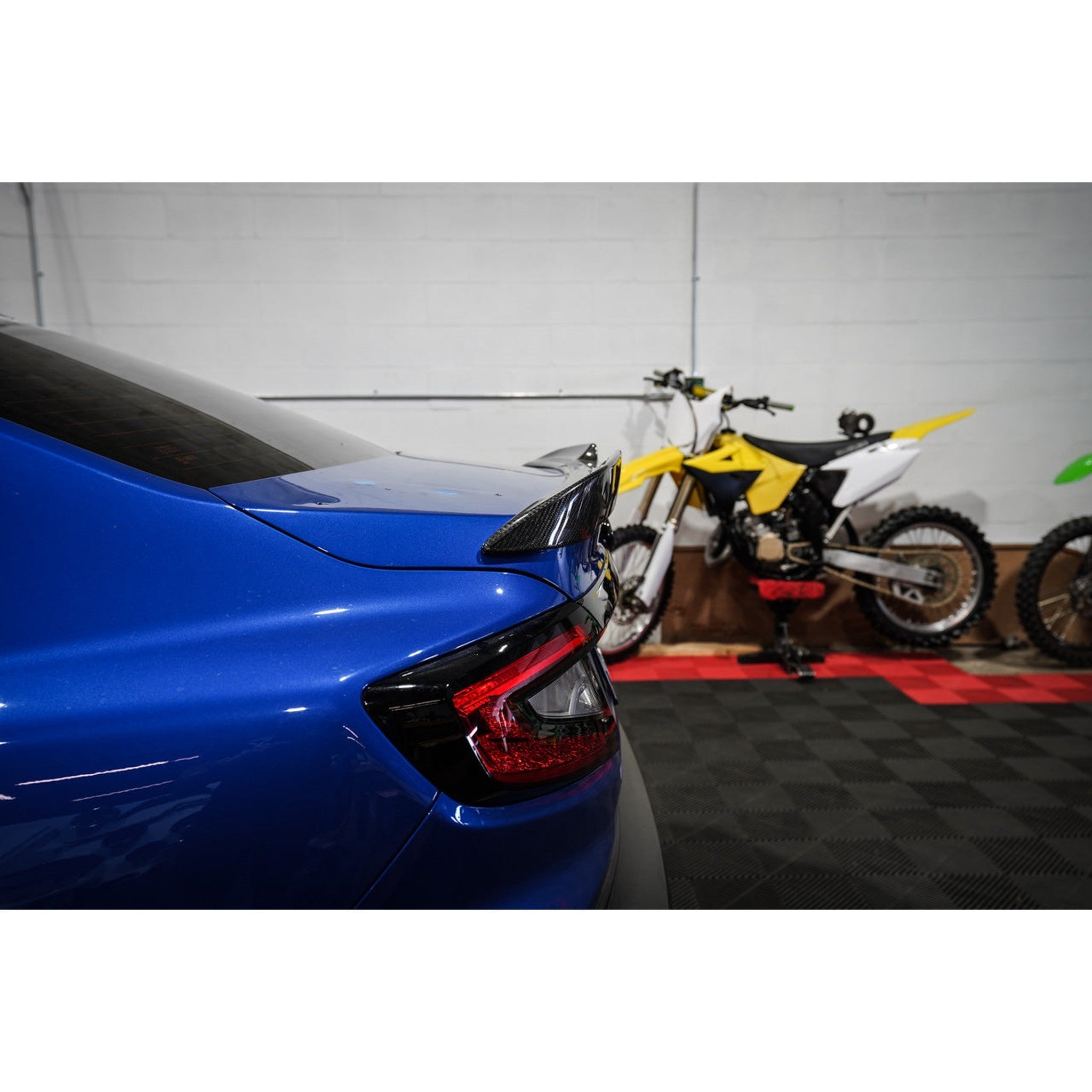 Noble STI Style Carbon Fiber High Back Duckbill Spoiler (Type 1) Subaru WRX 2022-2026
