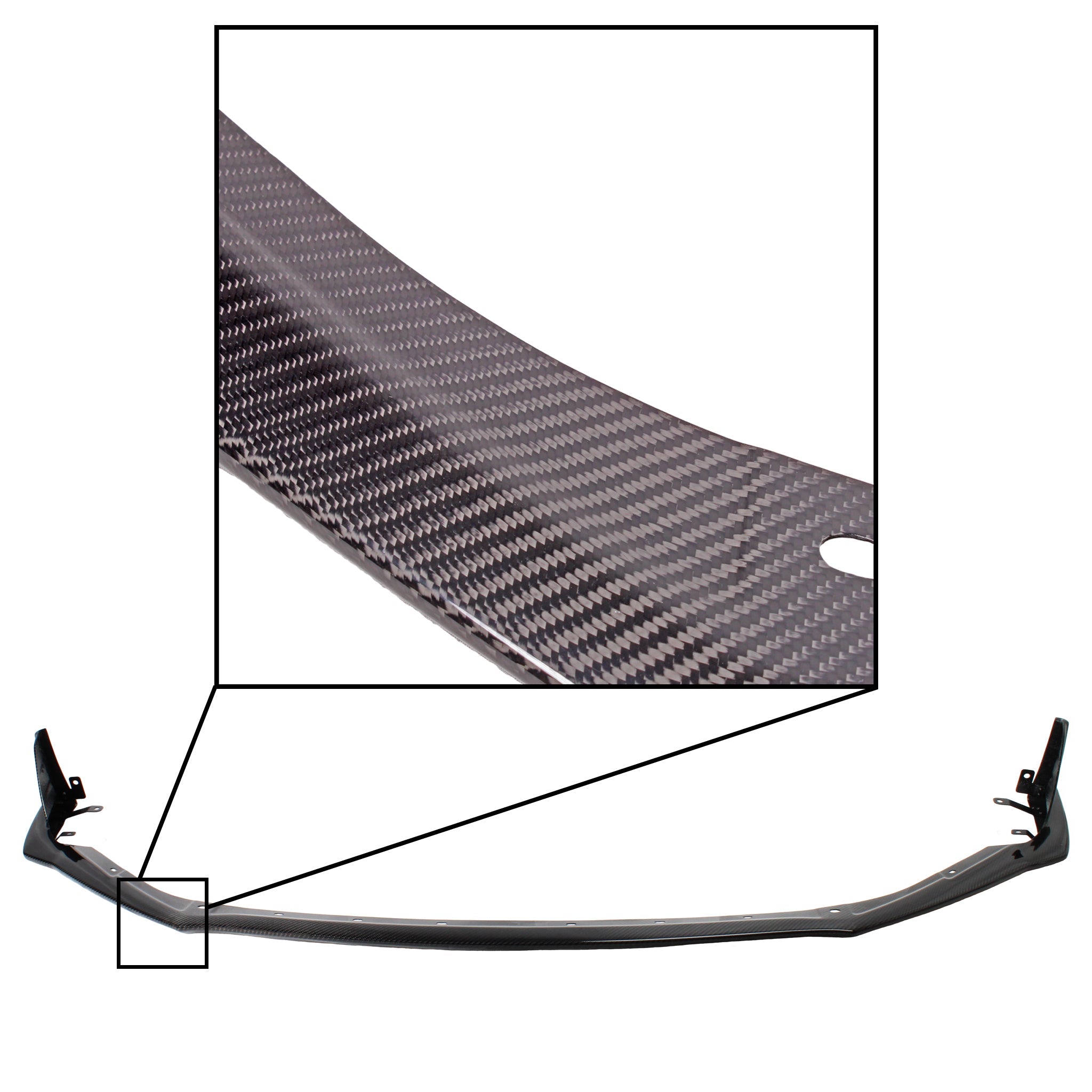 Noble STI Style Front Lip Carbon Fiber Subaru BRZ 2022-2026