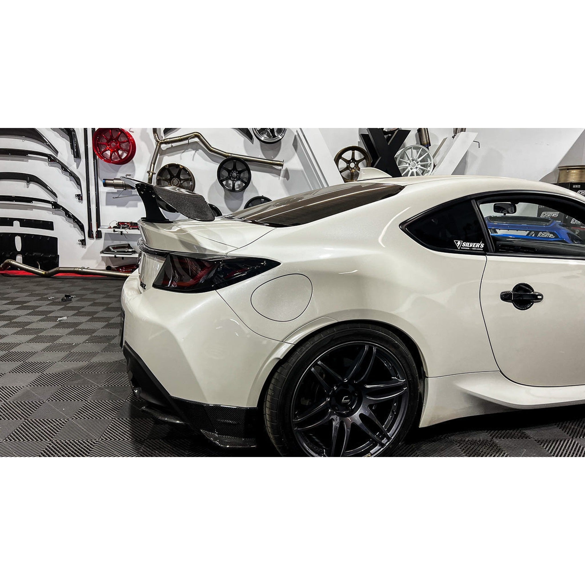 Noble STI Style Rear Bumper Spoilers Carbon Fiber Subaru BRZ / Toyota GR86 2022-2026 | 22BRZ.ST.RS.CF