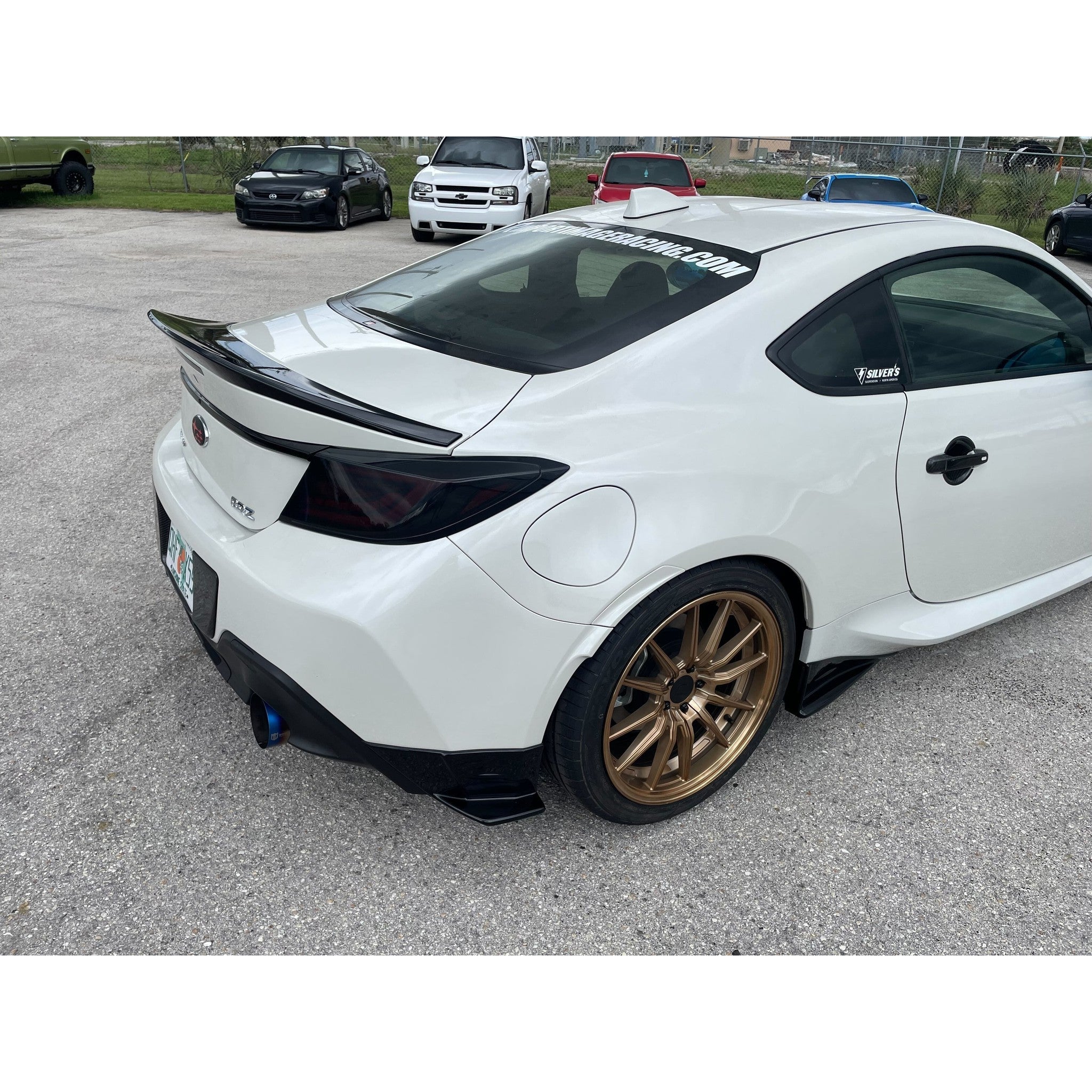 Noble STI Style Side Skirt Cap Gloss Black Subaru BRZ 2022 2023 Import Image Racing