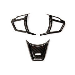 Noble Steering Wheel Carbon Fiber Spoke Cover Set (Automatic Trans) - 2022-2025 WRX