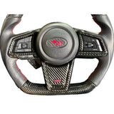 Noble Steering Wheel Carbon Fiber Spoke Cover Set (Automatic Trans) - 2022+ WRX