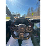 Noble Steering Wheel Carbon Fiber Spoke Cover Set (Automatic Trans) - 2022+ WRX