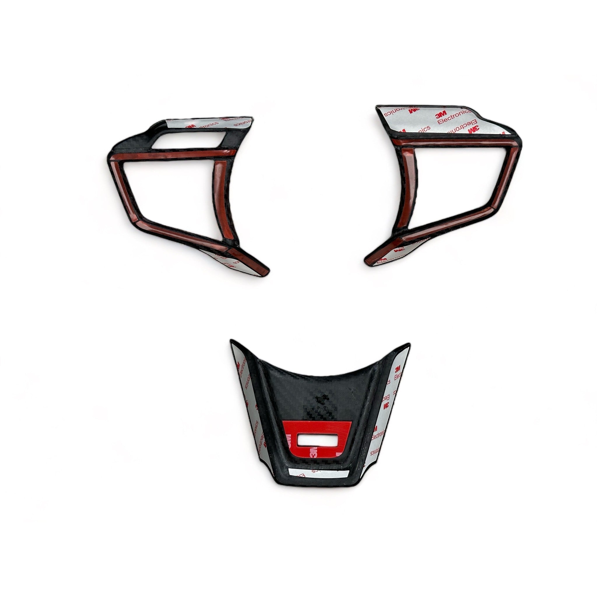 Noble Steering Wheel Carbon Fiber Spoke Cover Set (Manual Trans) - 2022-2025 WRX