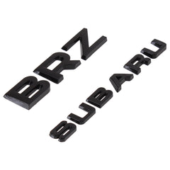 Noble "Subaru" / "BRZ" Trunk Emblem Set for Subaru BRZ 2013-2026