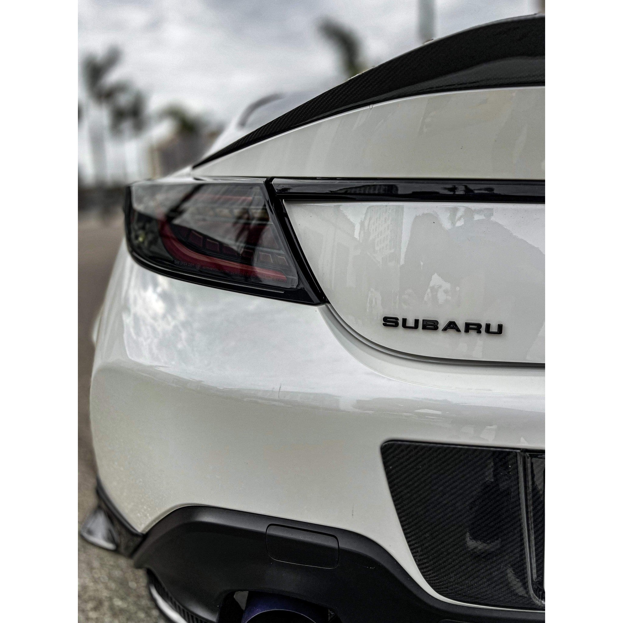 Noble "Subaru" / "BRZ" Trunk Emblem Set for Subaru BRZ 2013-2026