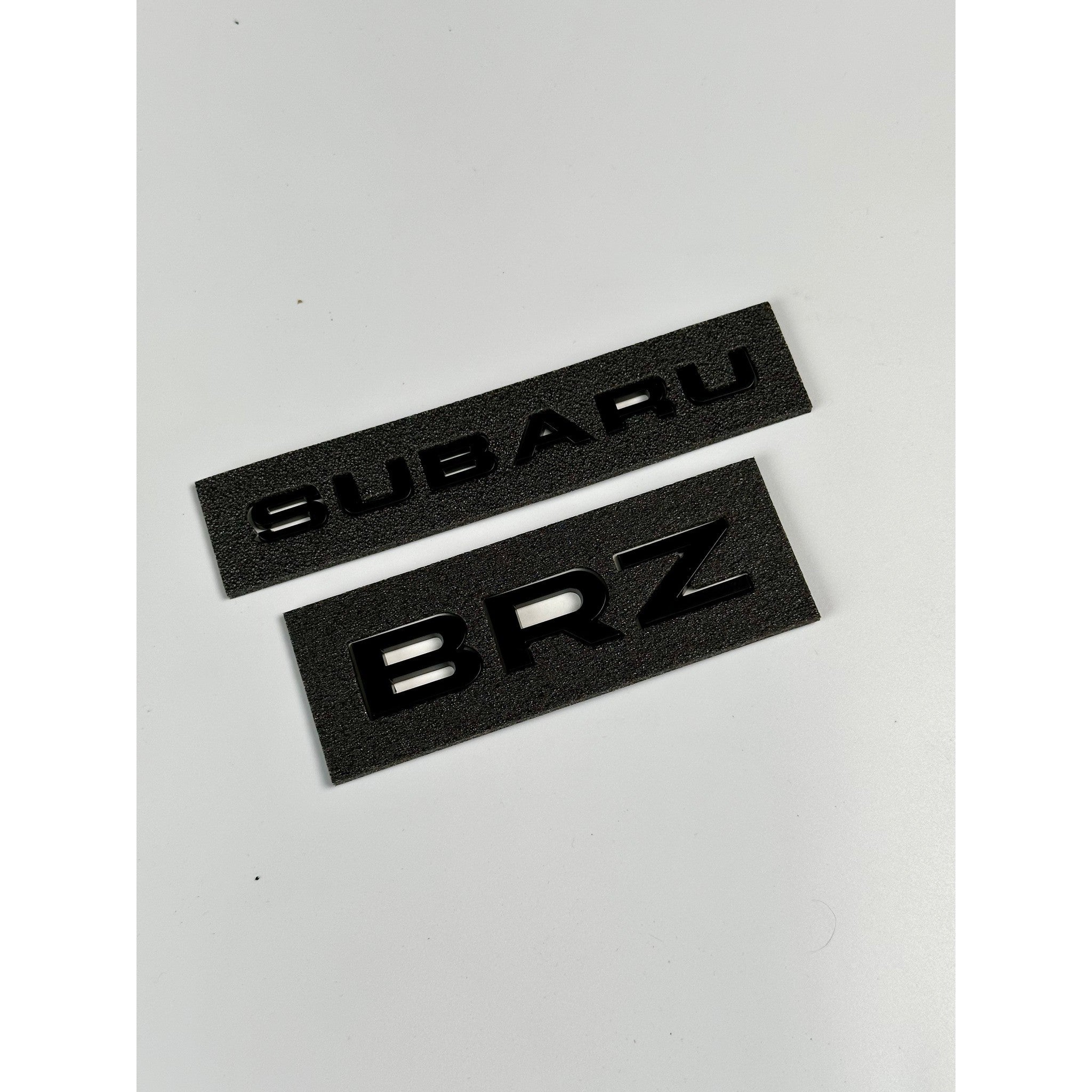 Noble "Subaru" / "BRZ" Trunk Emblem Set for Subaru BRZ 2013-2026