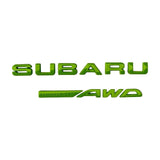 Noble "Symmetrical AWD" Trunk Emblem for Subaru WRX 2015-2024