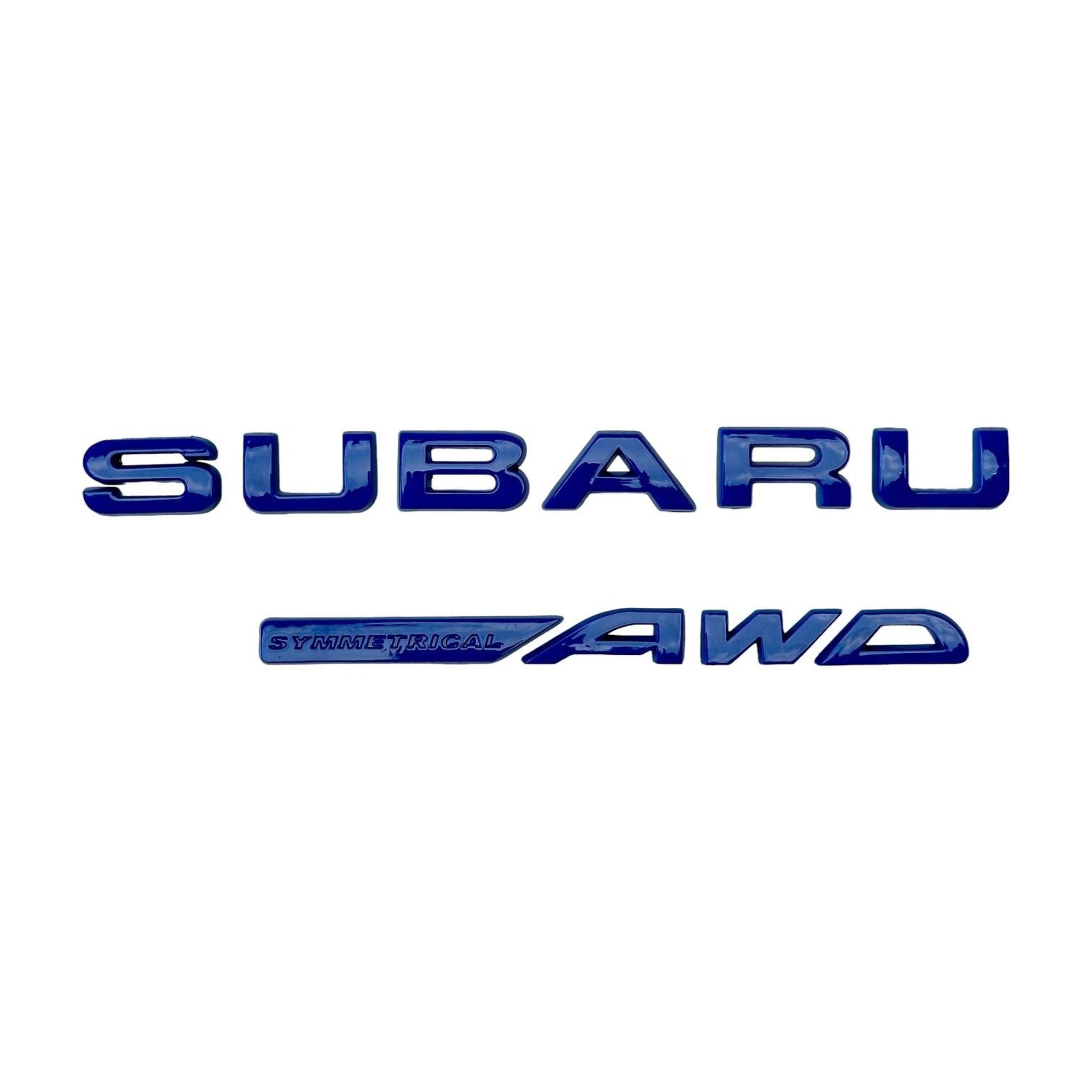 Noble "Symmetrical AWD" Trunk Emblem for Subaru WRX 2015-2025