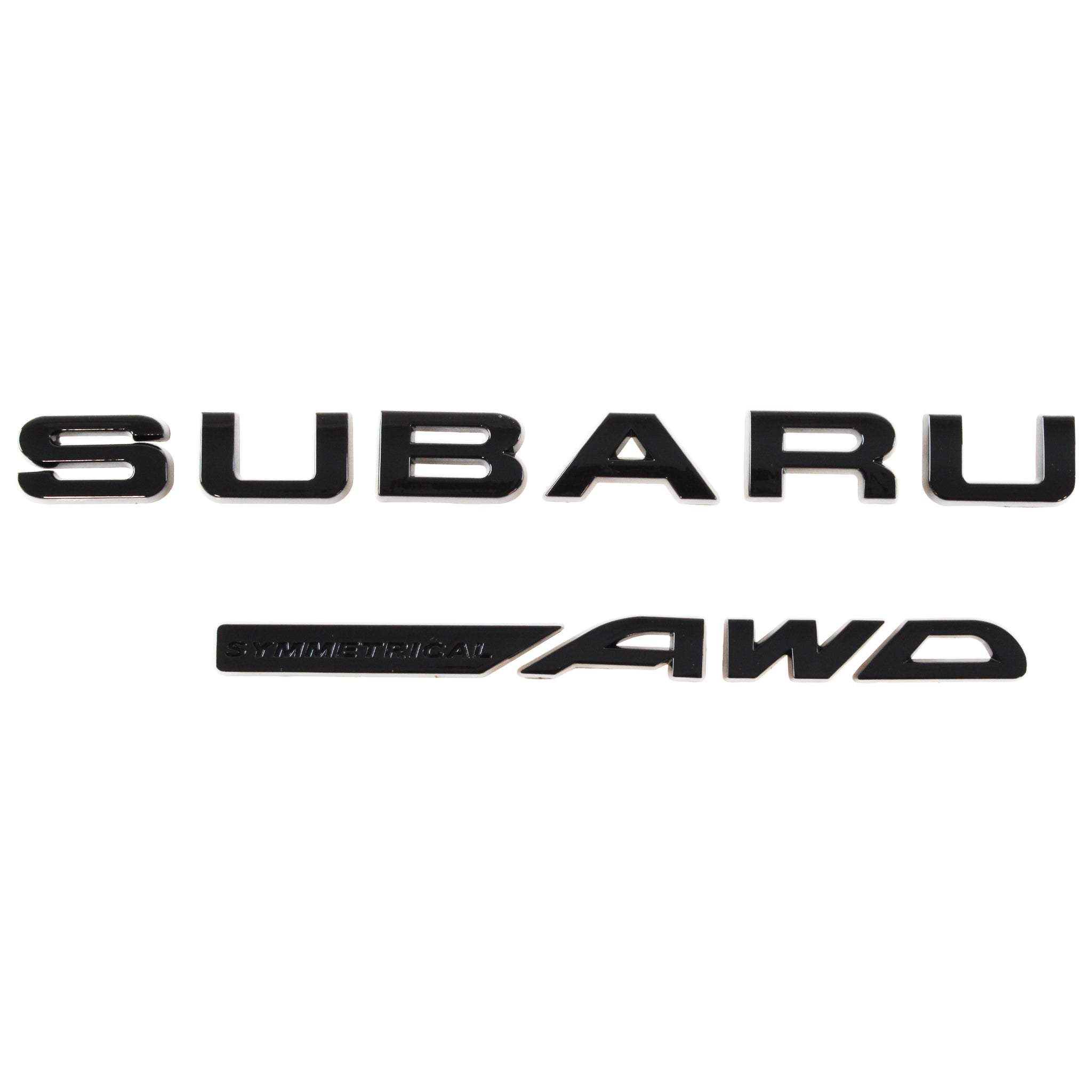 Noble "Symmetrical AWD" Trunk Emblem for Subaru WRX 2015-2026