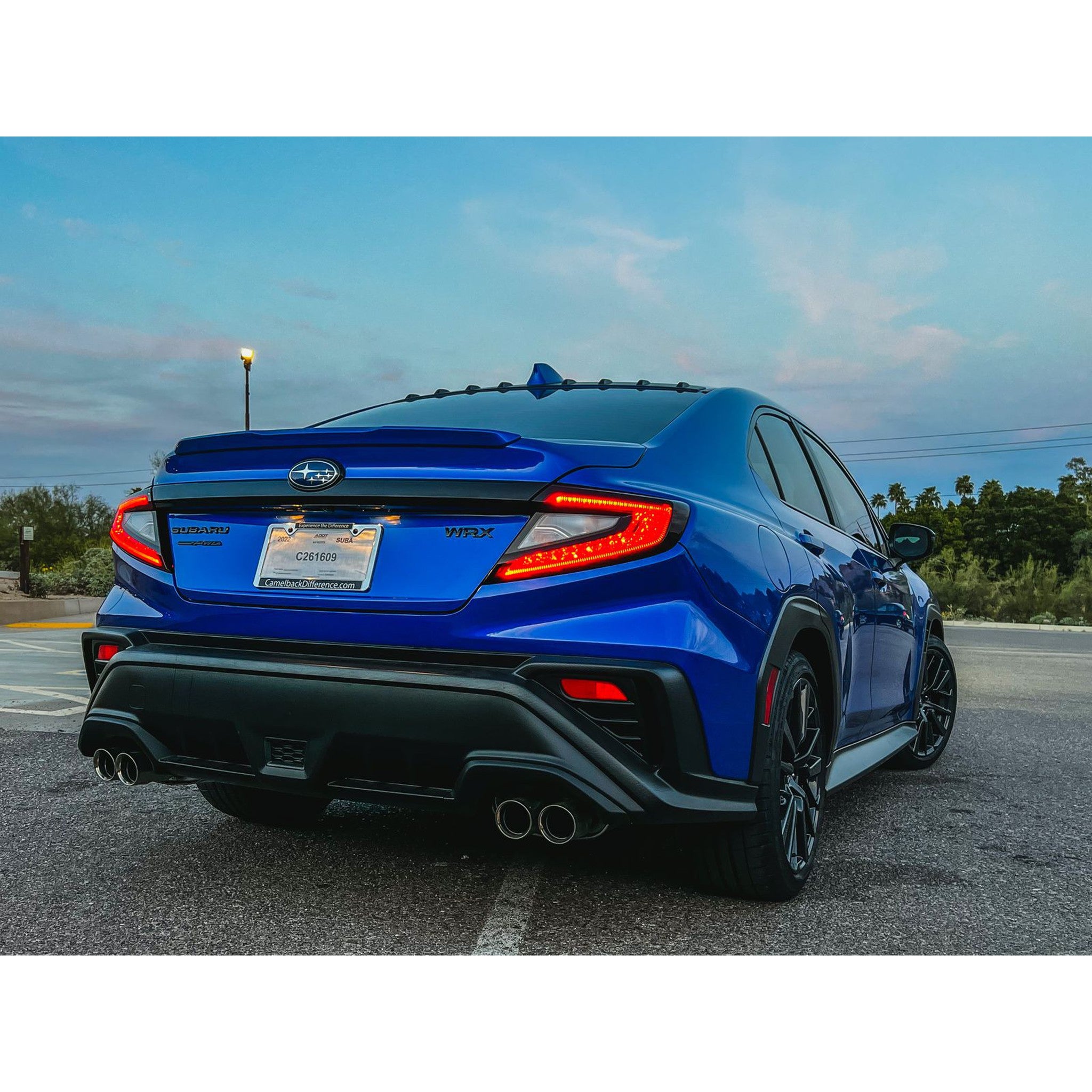 Noble "Symmetrical AWD" Trunk Emblem for Subaru WRX 2015-2026