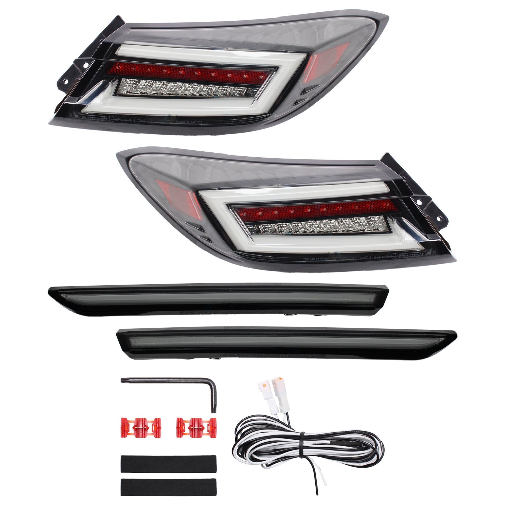 Noble TAS Smoked Sequential Tail Lights (White or Red Bar) 2022-2026 Subaru BRZ / Toyota GR86