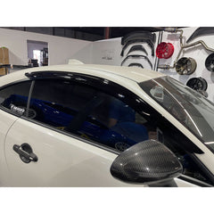 Noble TRD Sport Style Rain Guards Subaru BRZ 2022-2025 / Toyota GR86 2022-2025