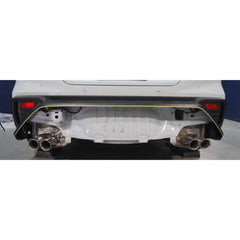 Noble Type Alpha Dry Carbon Fiber Rear Bumper Cover Subaru WRX 2022-2026