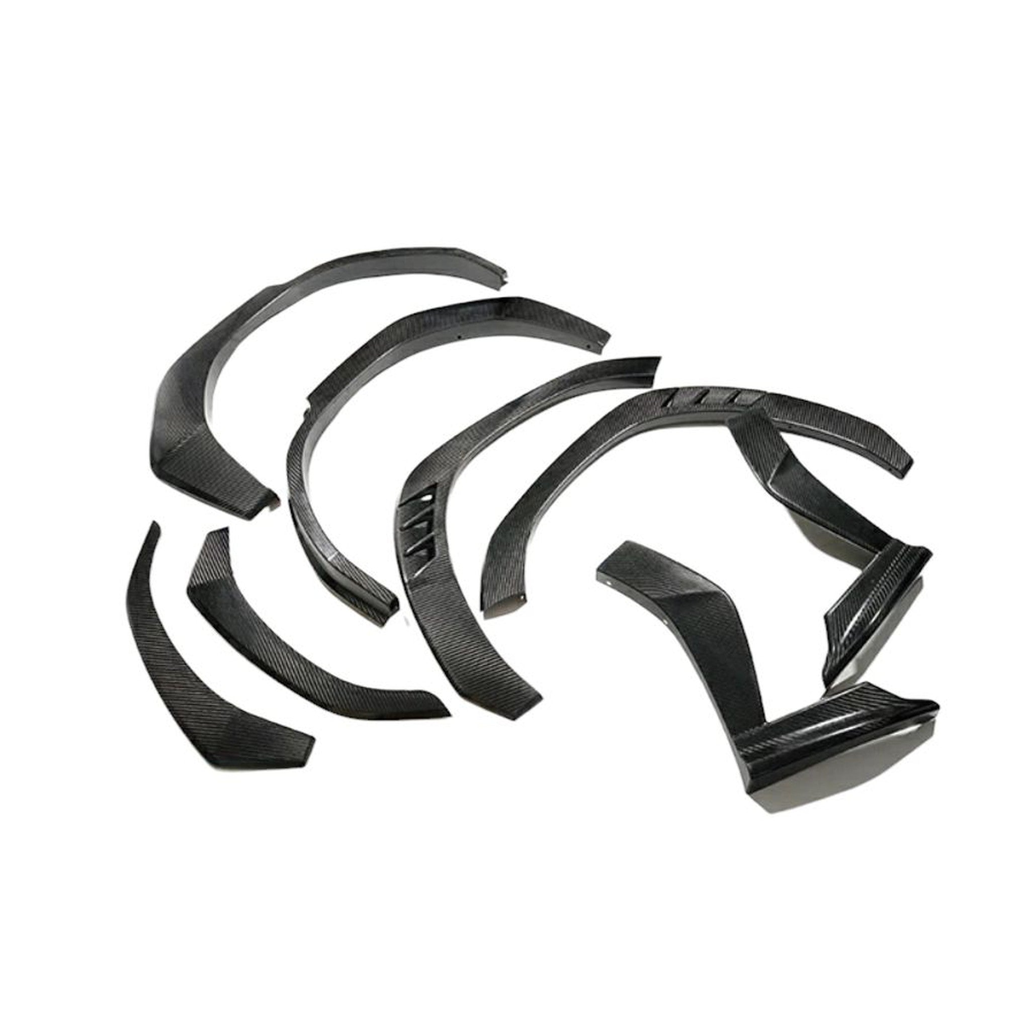 Noble Type Alpha Dry Carbon Fiber Wide Fender Cover Kit Subaru WRX 2022-2026 Axis made