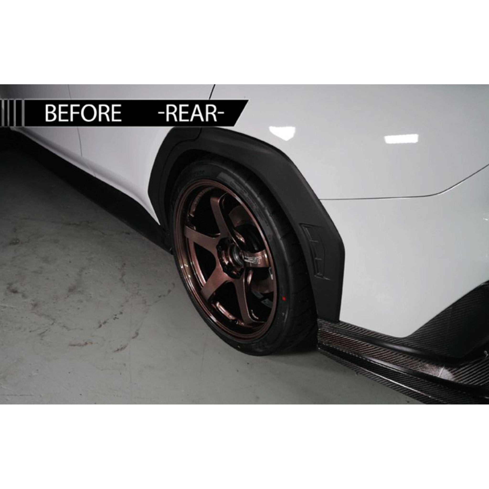 Noble Type Alpha Dry Carbon Fiber Wide Fender Cover Kit Subaru WRX 2022-2026 Axis made