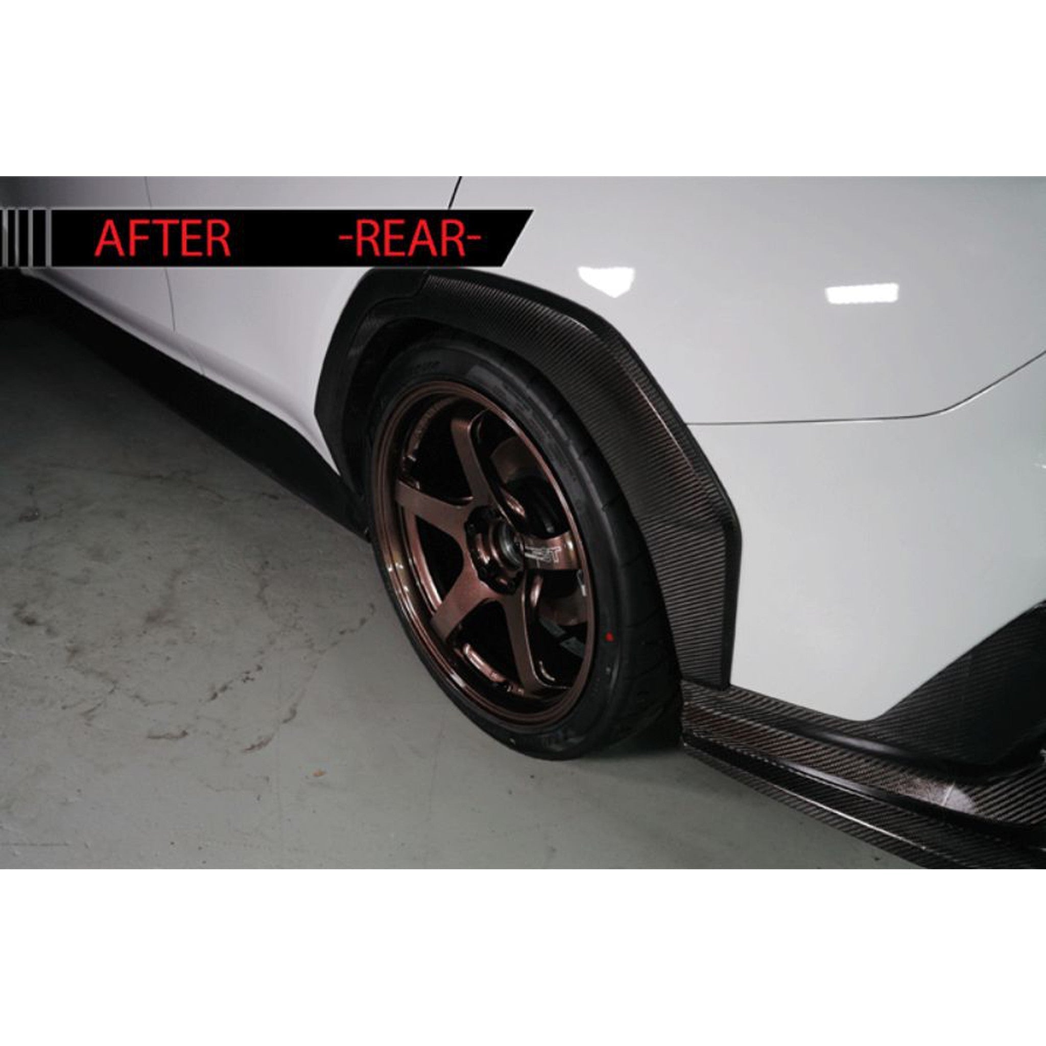 Noble Type Alpha Dry Carbon Fiber Wide Fender Cover Kit Subaru WRX 2022-2026 Axis made