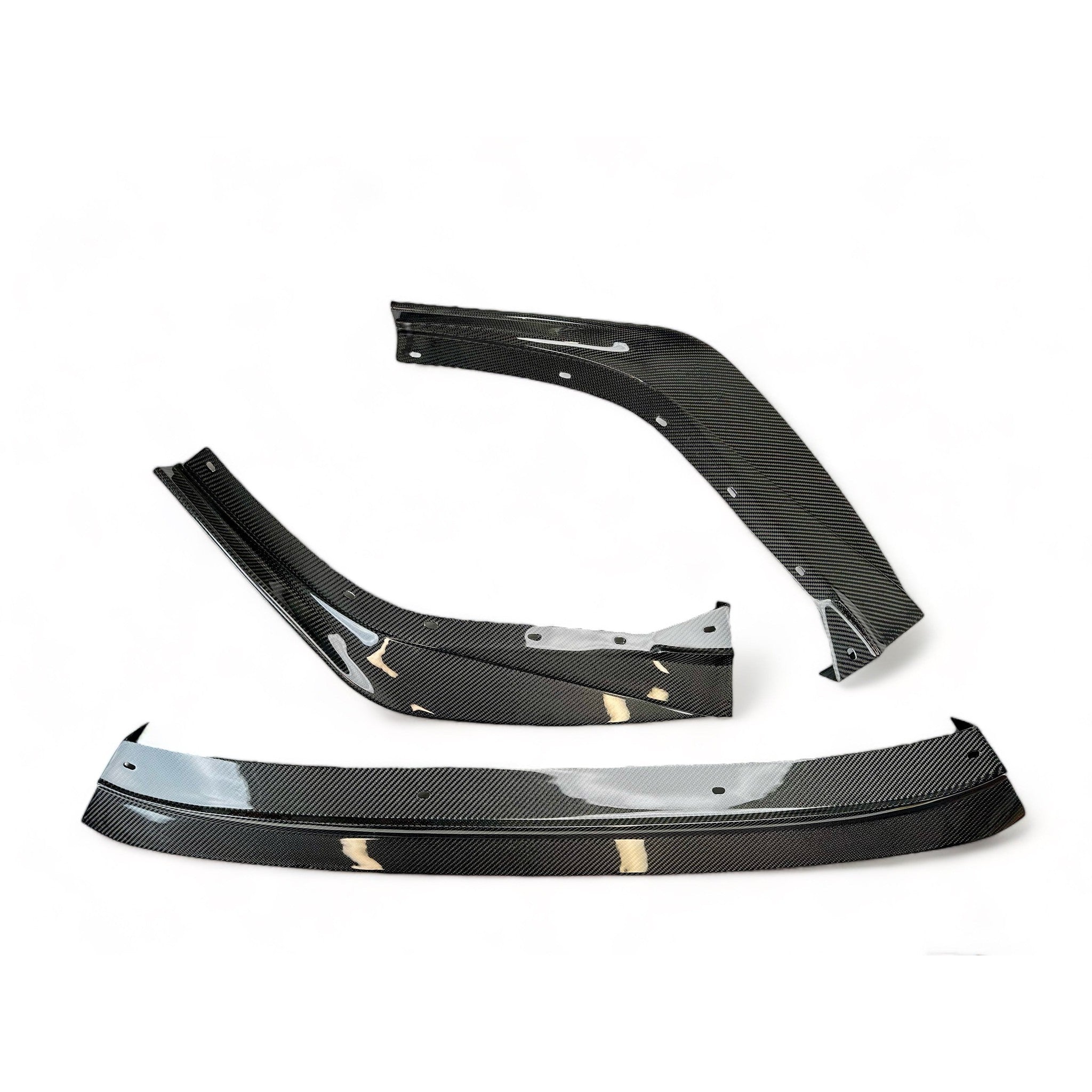 Noble Varis Style 3-Piece Carbon Fiber Front Lip Spoiler Subaru WRX 2022-2026