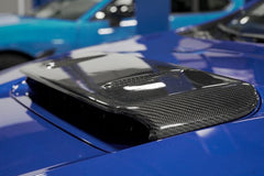 OLM A1 Style Carbon Fiber Hood Scoop Overlay Subaru WRX 2022-2025 | B.47012.1