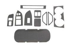 OLM Carbon Fiber Interior Dress Up Kit (12pc) Premium RHD 13-16 Scion FR-S / 13-20 Subaru BRZ / 17-20 Toyota 86 | A.70184.1