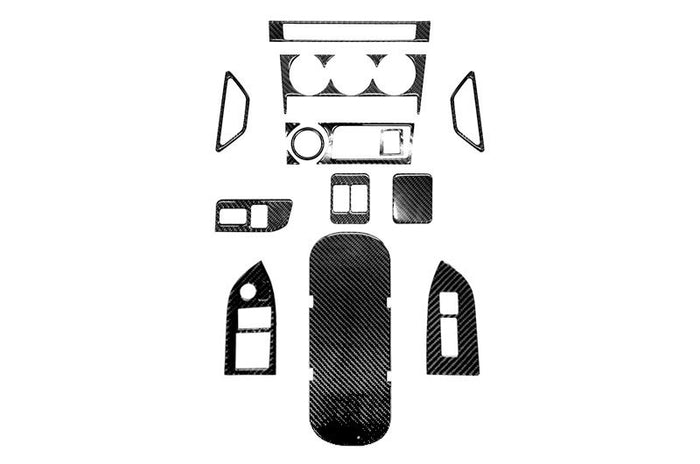 OLM Carbon Fiber Interior Dress Up Kit (17pc) Limited 13-16 Scion FR-S / 13-20 Subaru BRZ / 17-20 Toyota 86 | A.70136.1